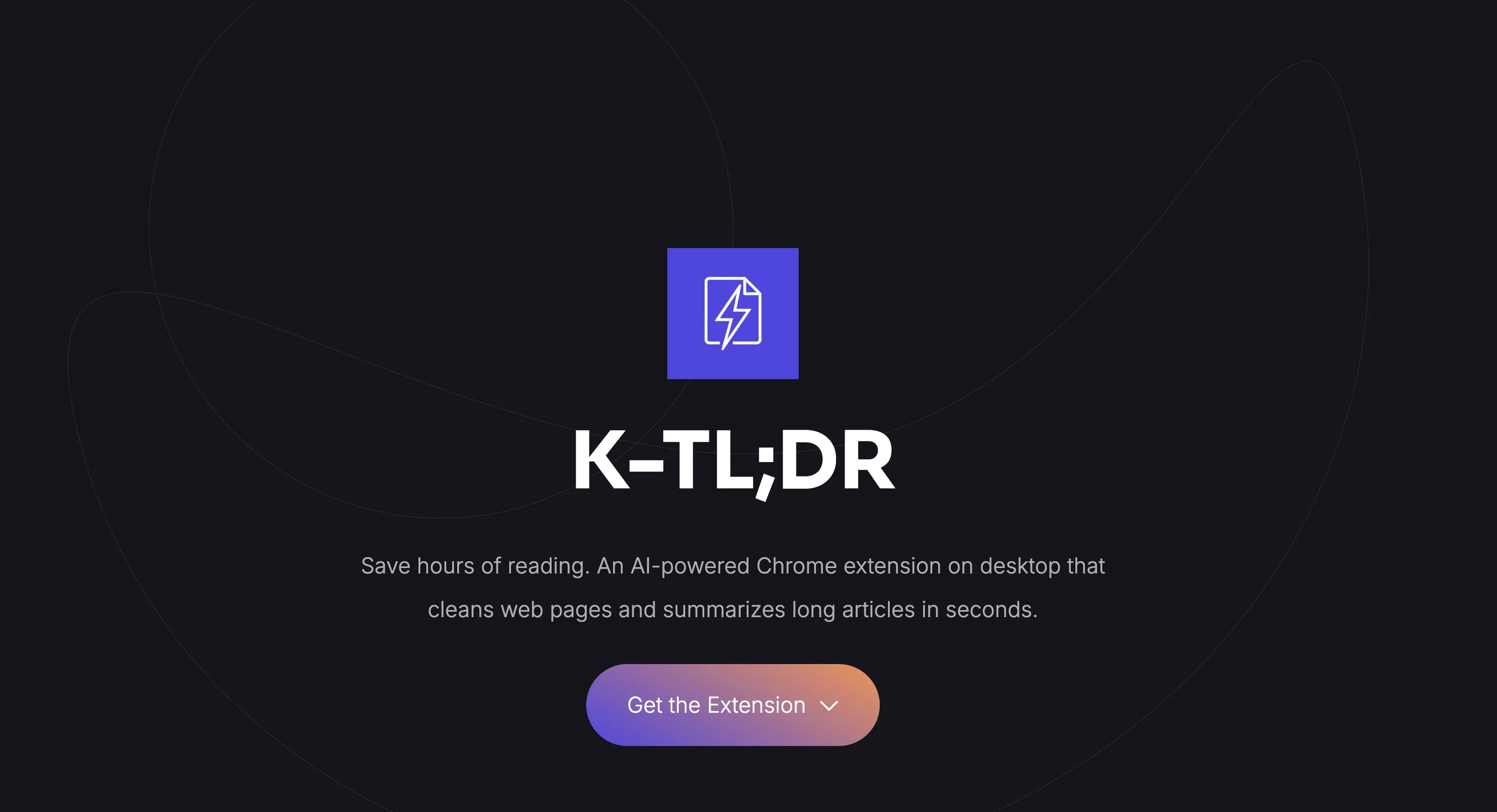 K-TL;DR product preview