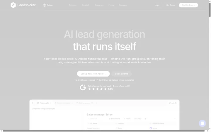 Leadspicker product preview