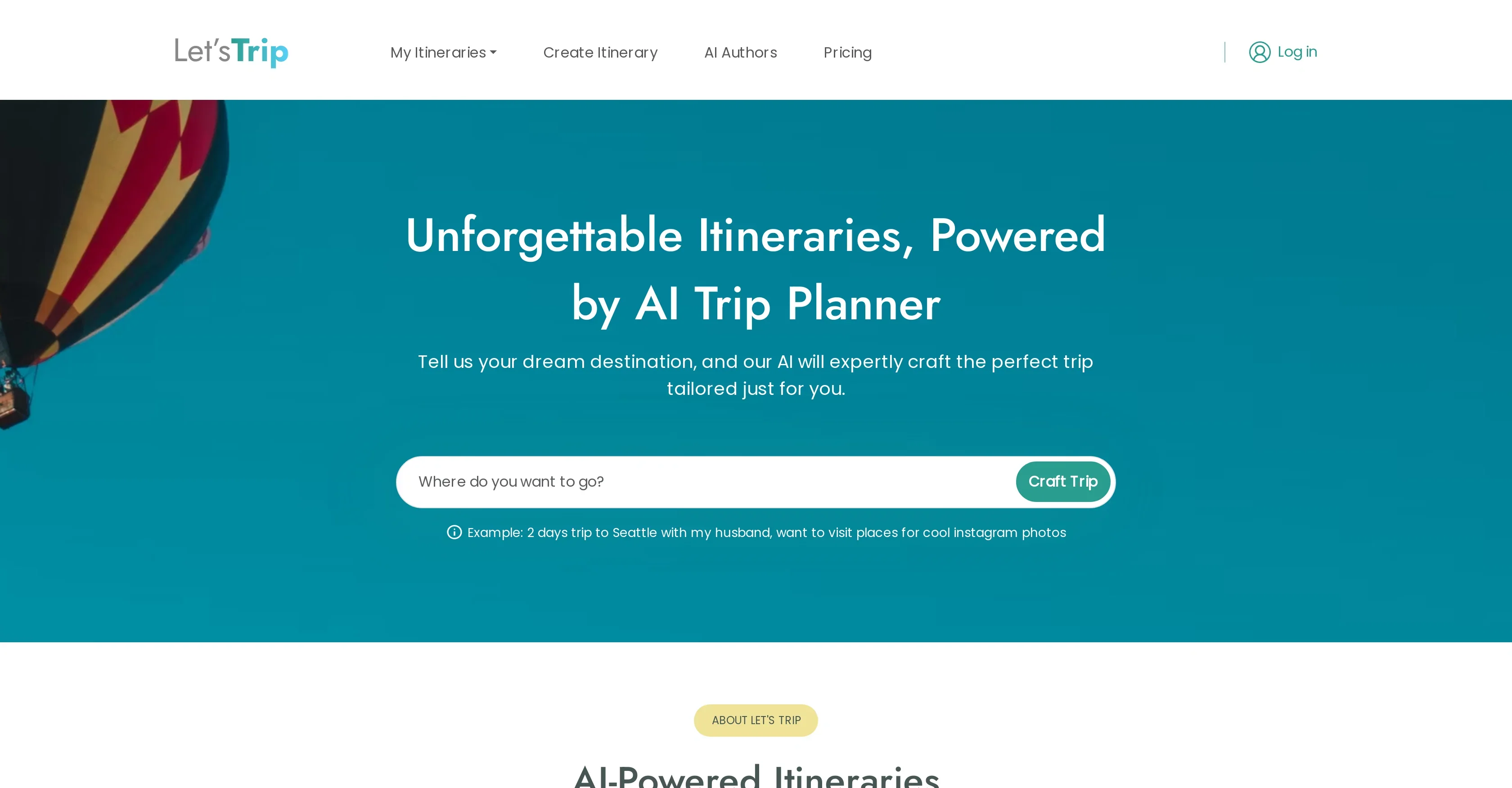 Let's Trip product preview