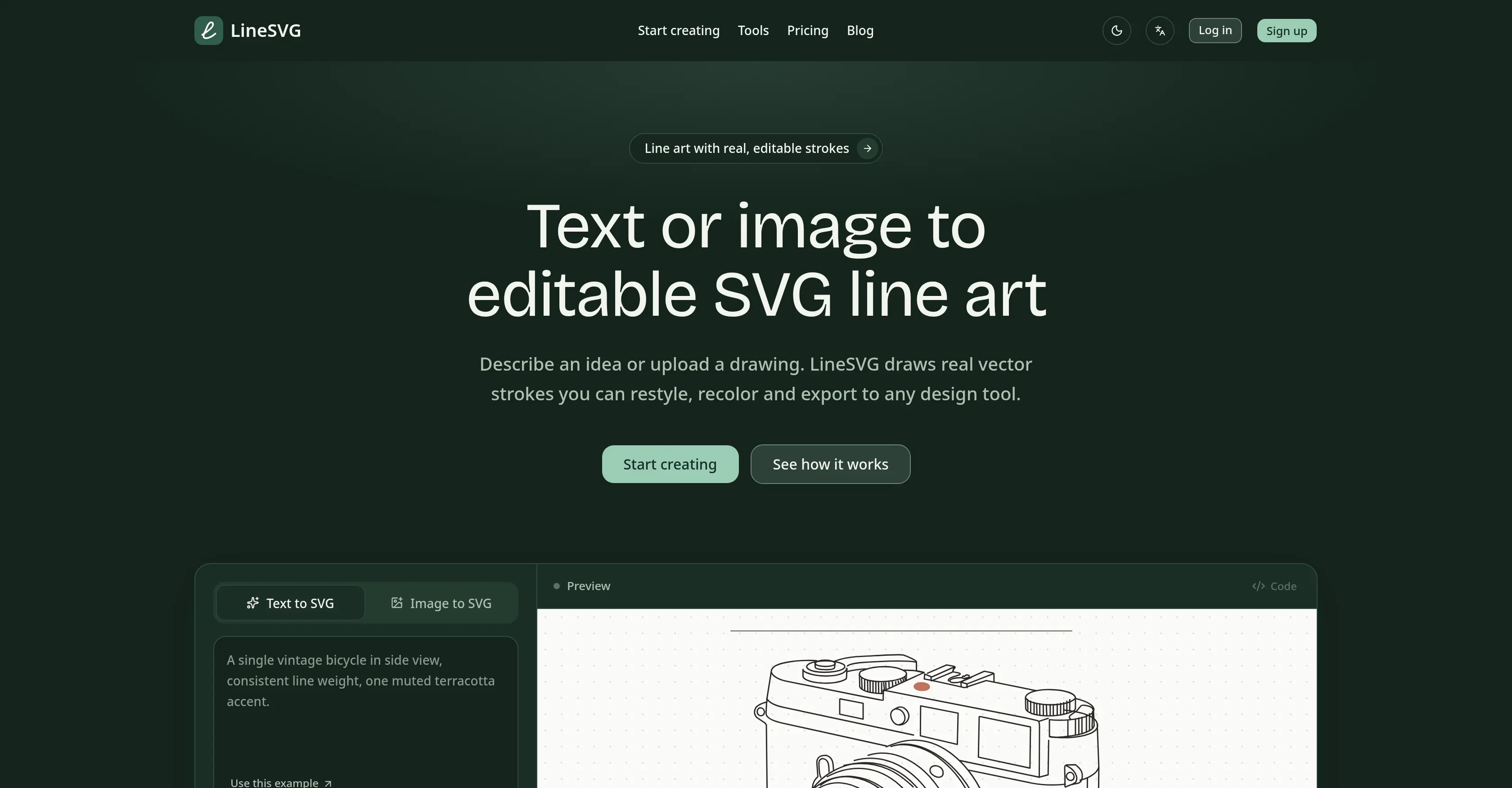 LineSVG product preview