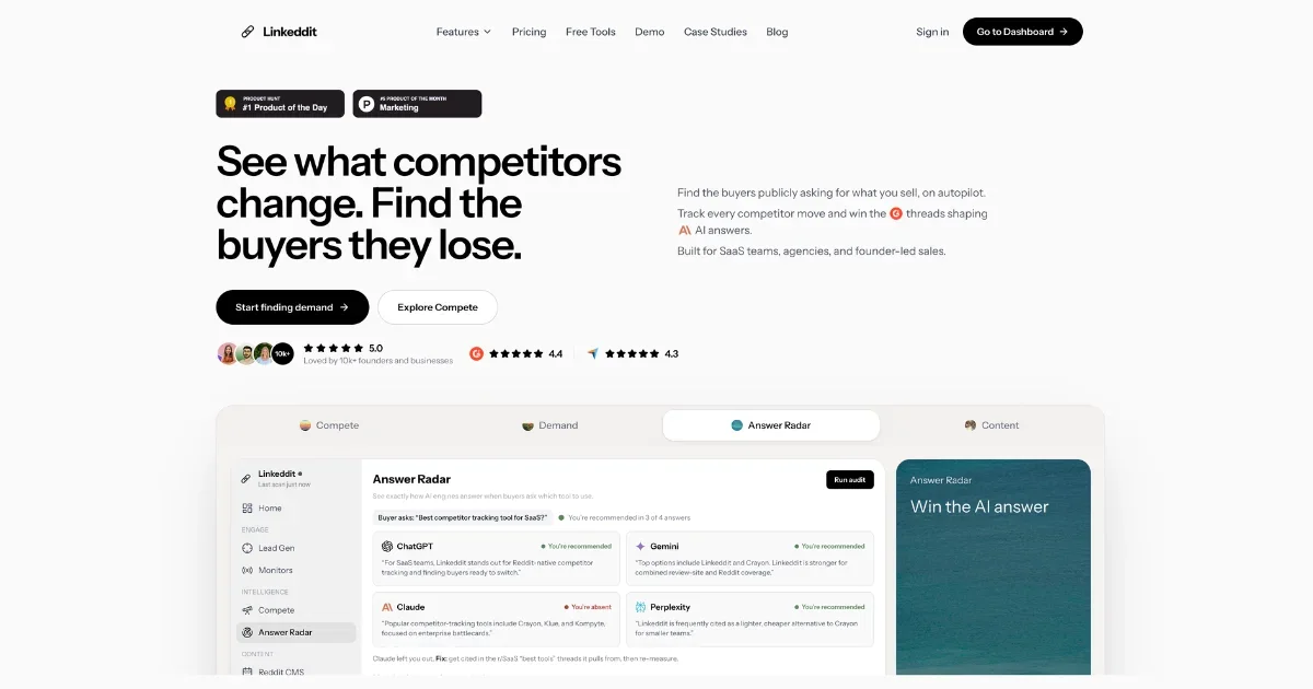 Linkeddit product preview