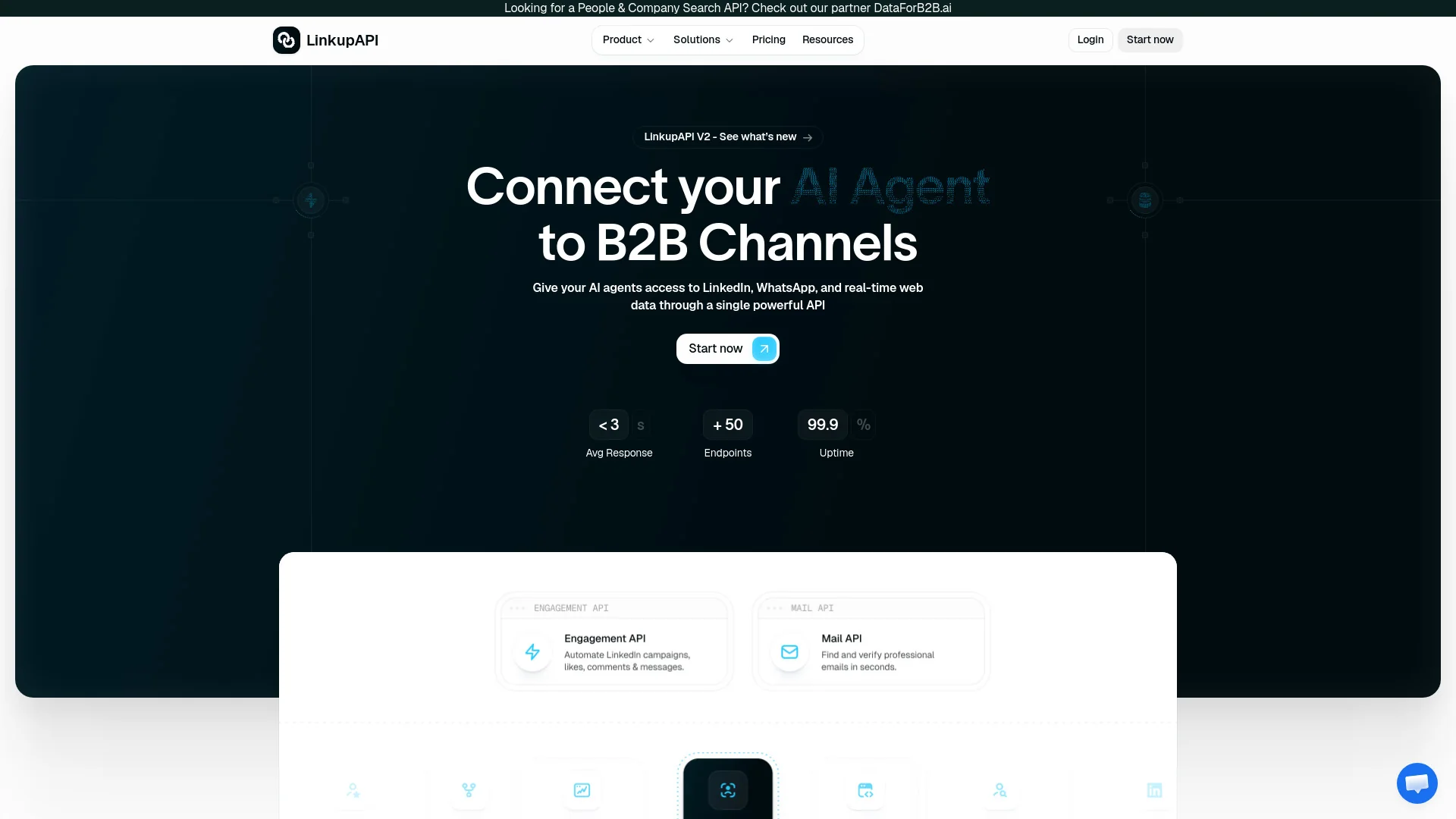 LinkupAPI product preview