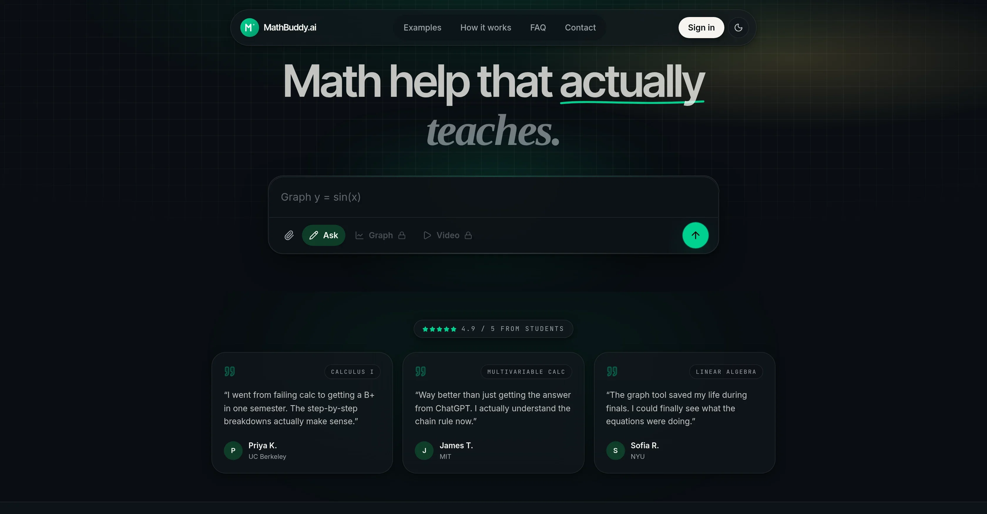 MathBuddy.ai product preview