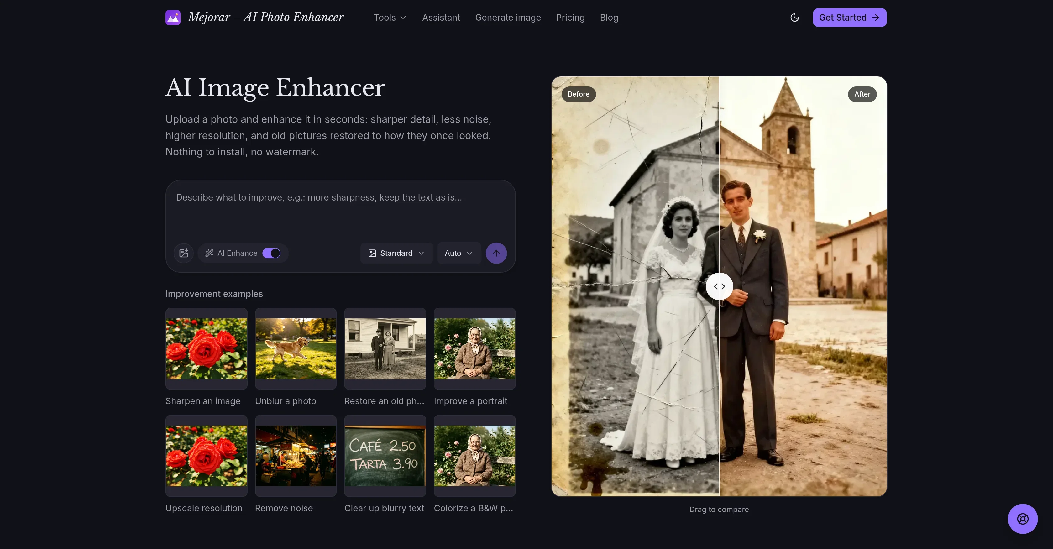 Mejorar - AI Photo Enhancer product preview