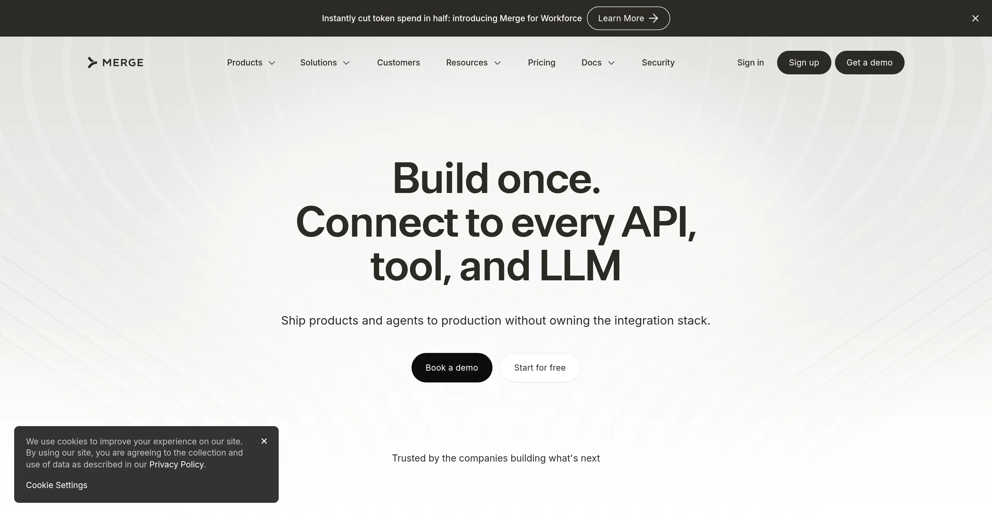 Merge.dev product preview