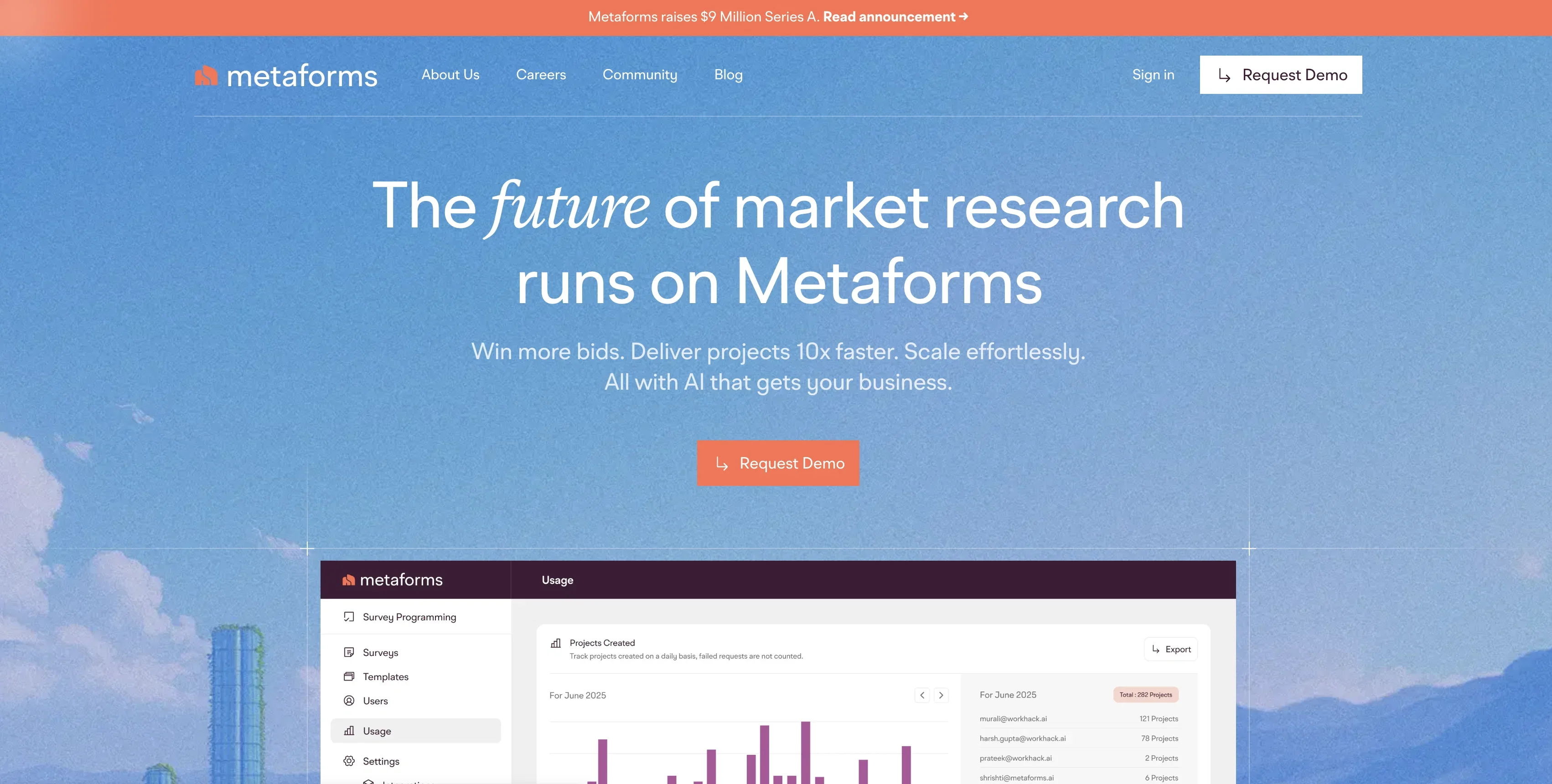Metaforms AI product preview