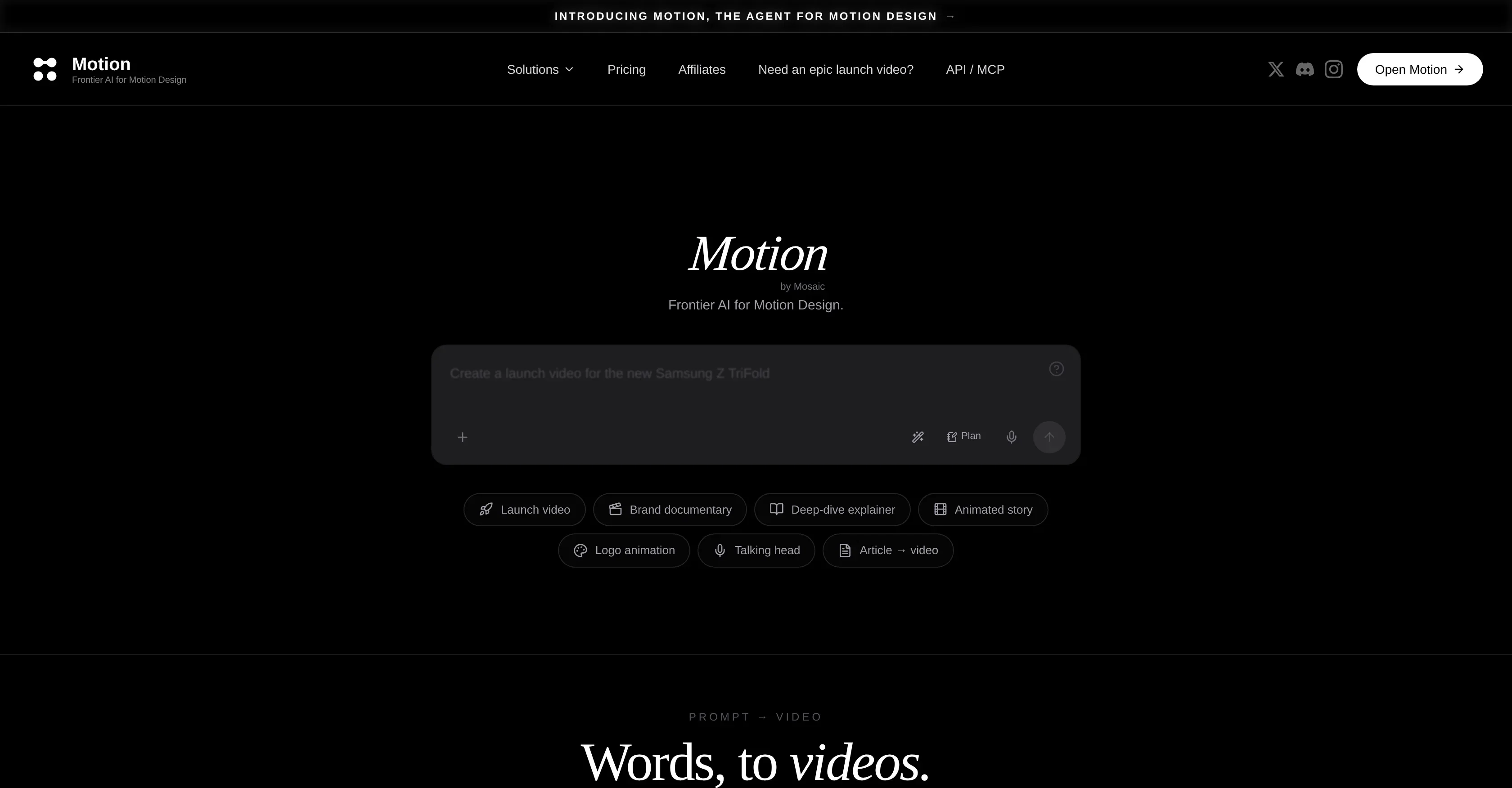 Motion.so product preview