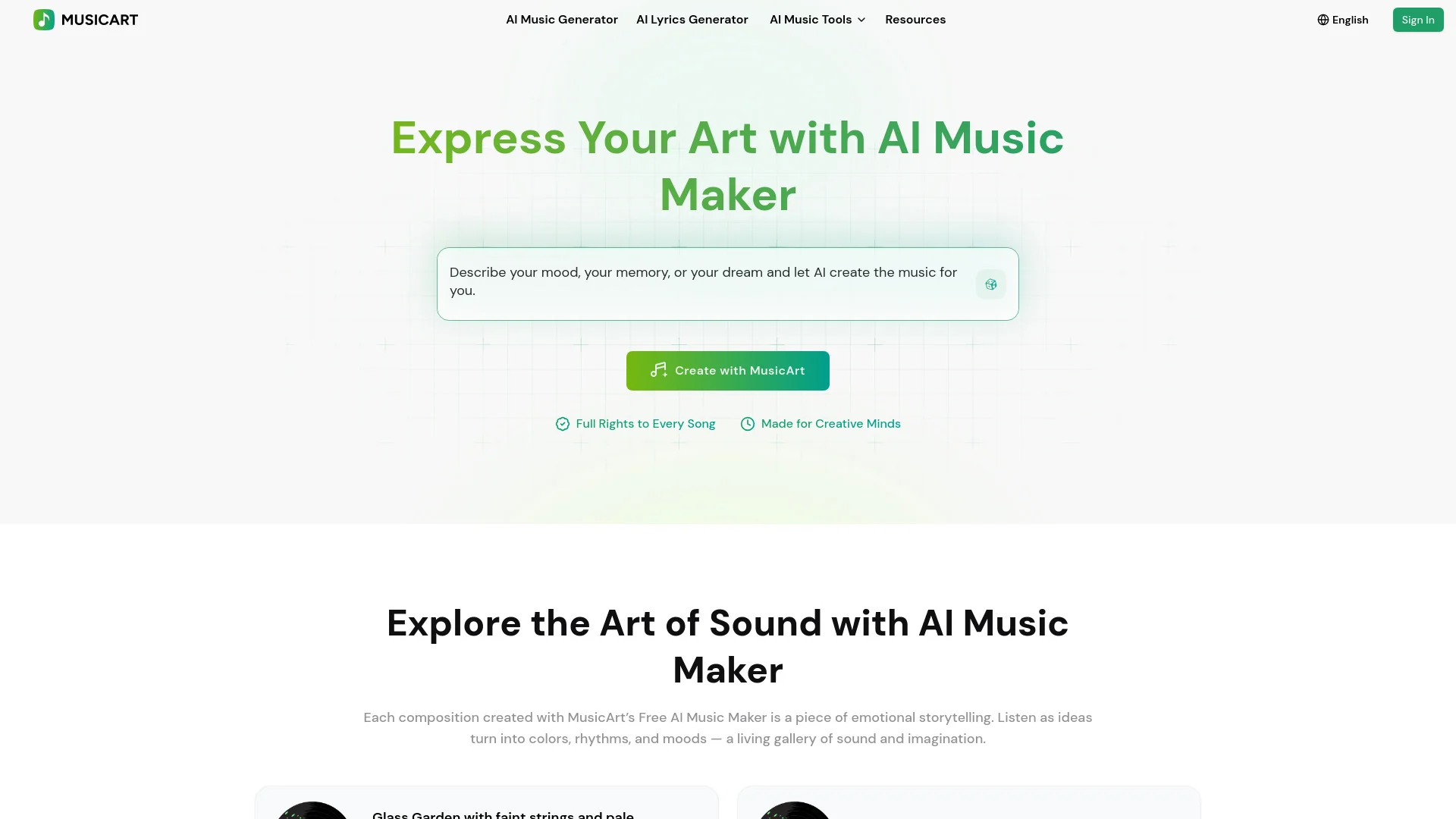 MusicArt product preview