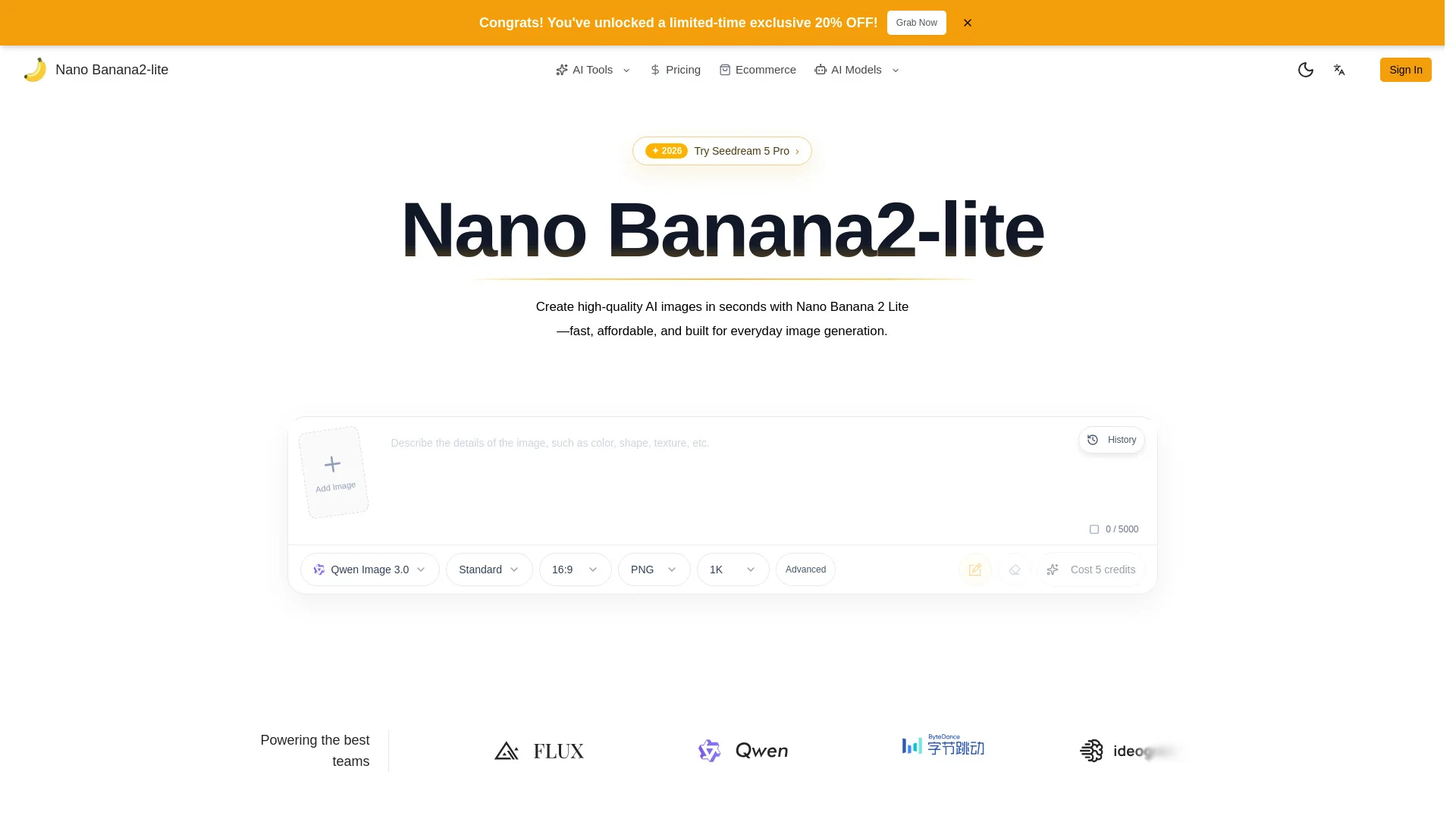 Nano Banana 2 Lite product preview