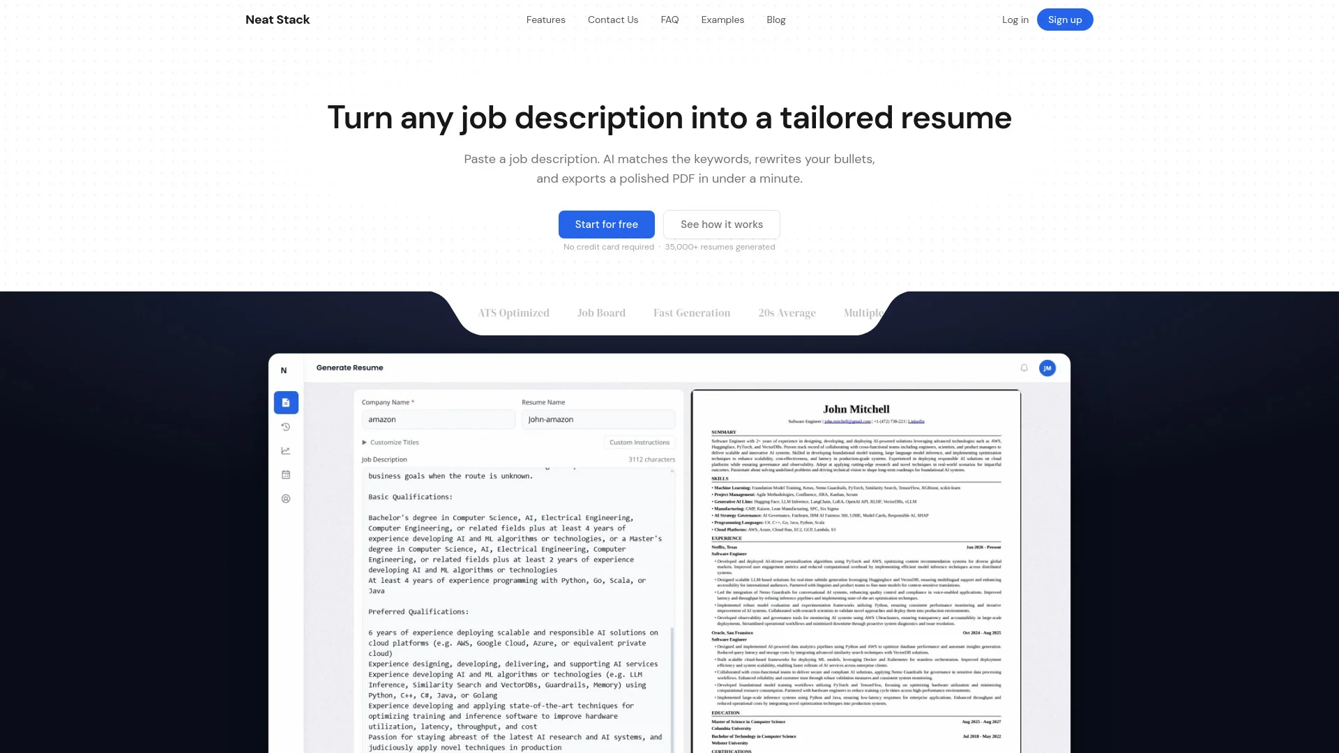 Neat Stack product preview