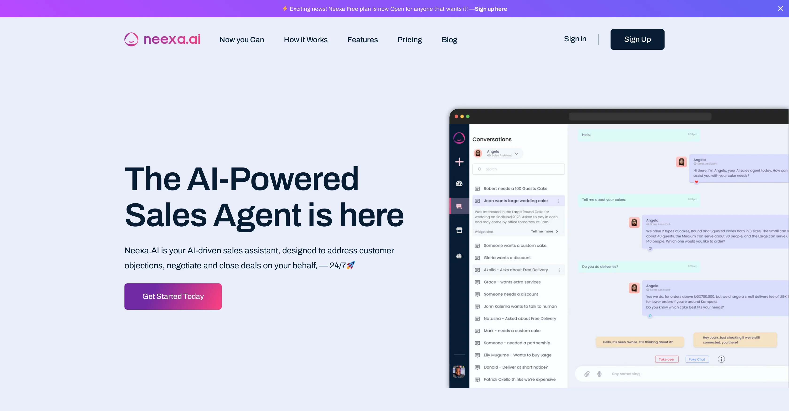 Neexa AI product preview