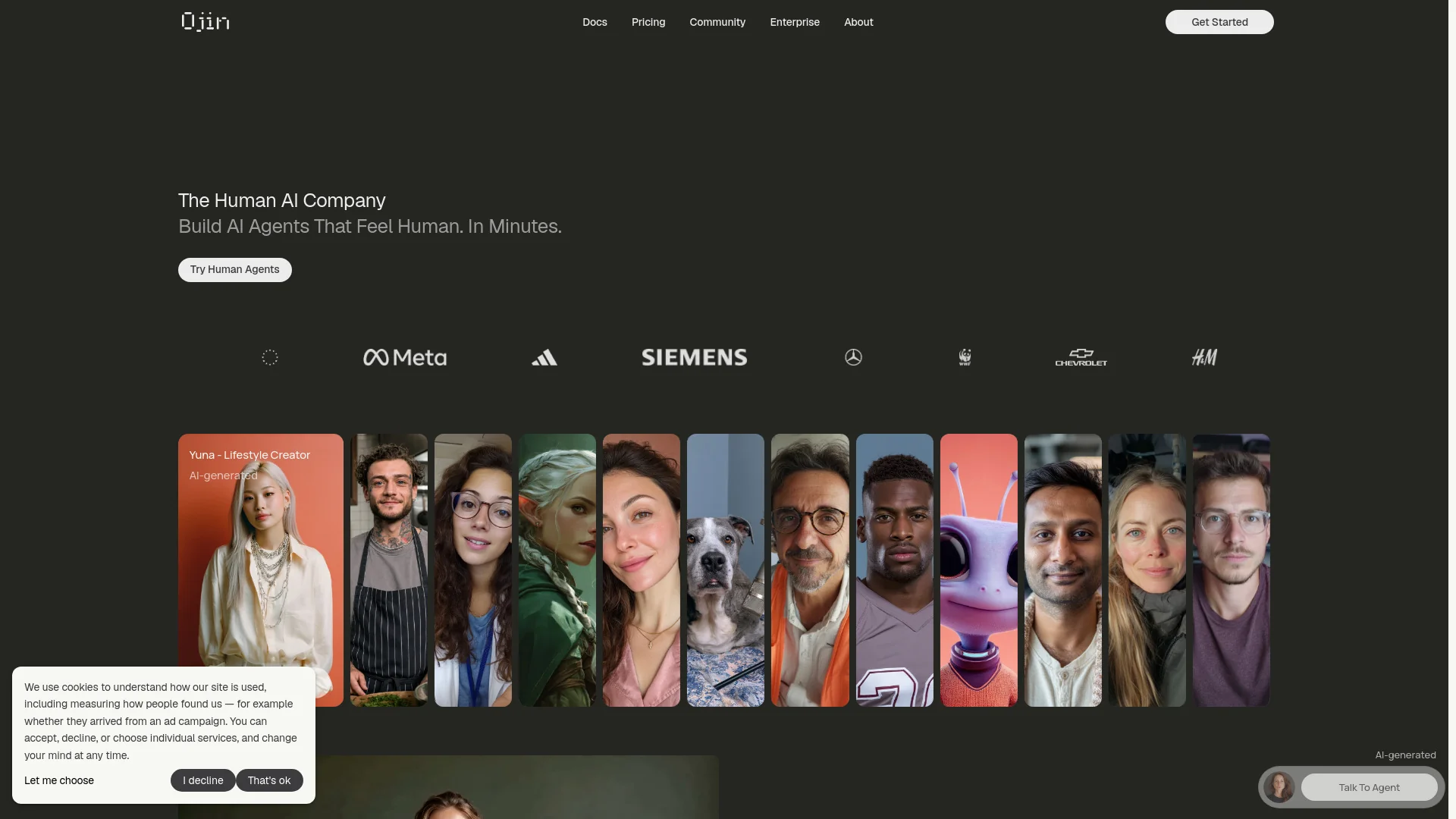 Ojin product preview