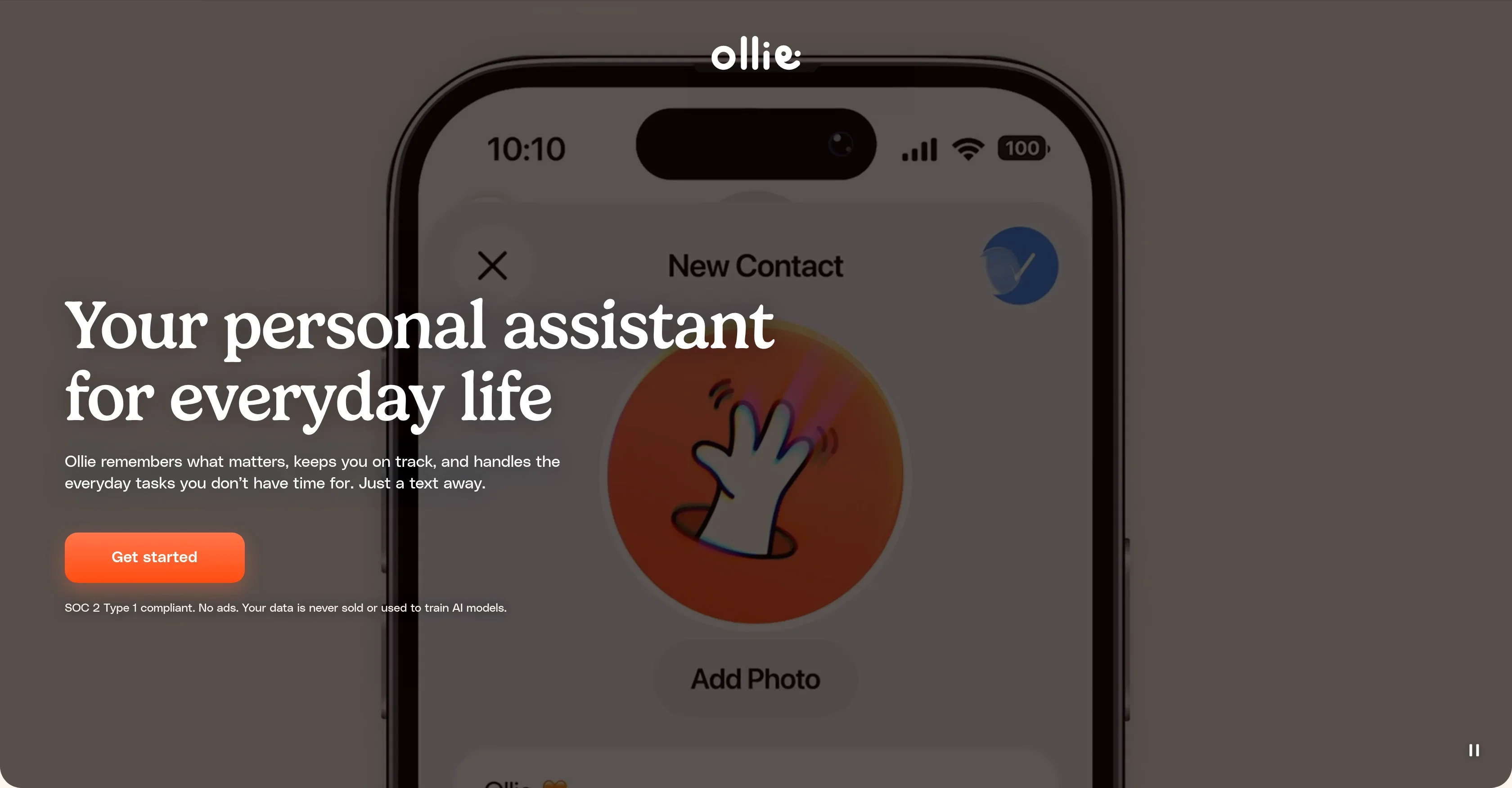 Ollie AI product preview
