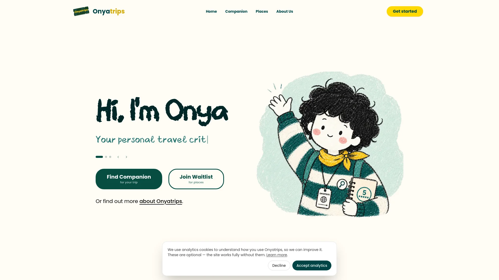 Onyatrips product preview