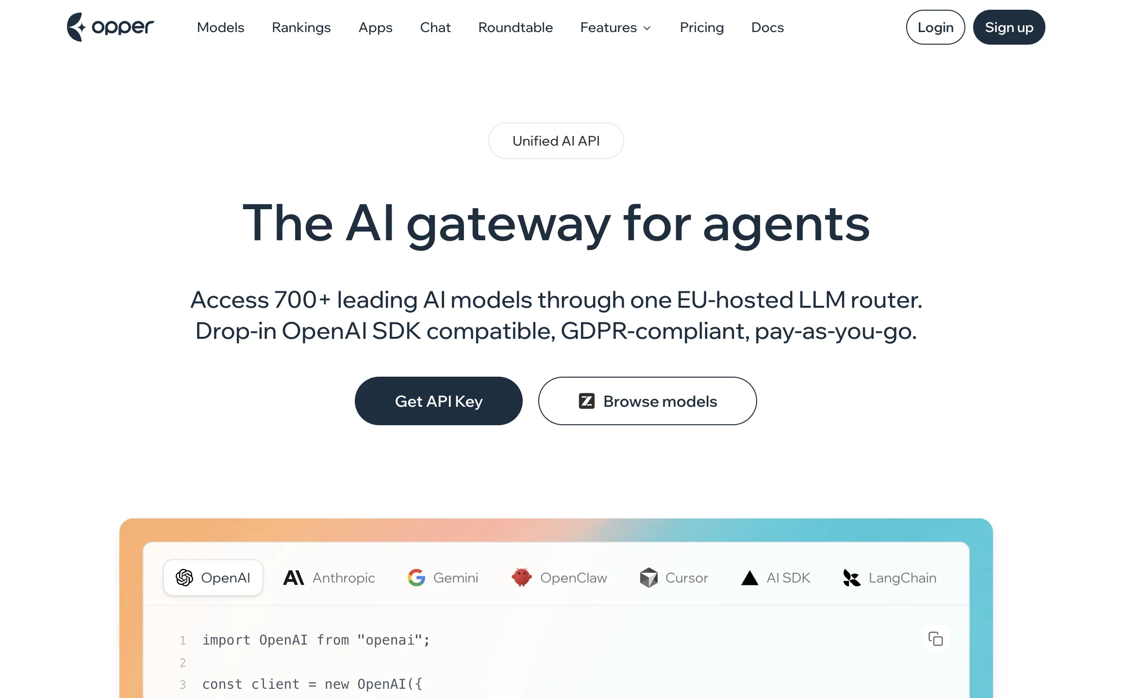Opper AI product preview