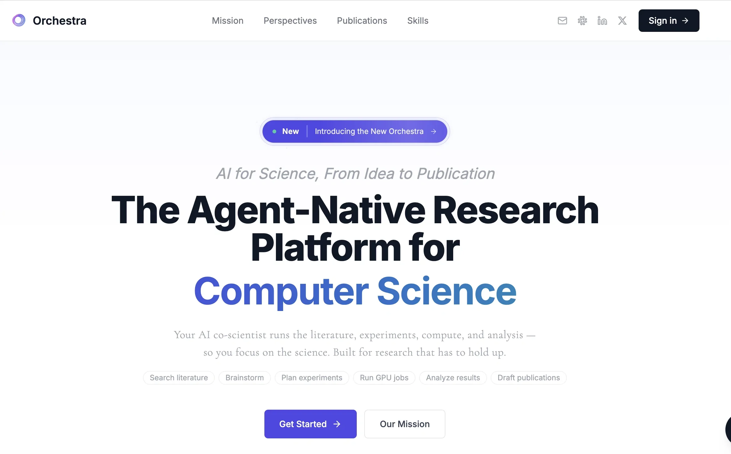 Orchestra Research product preview