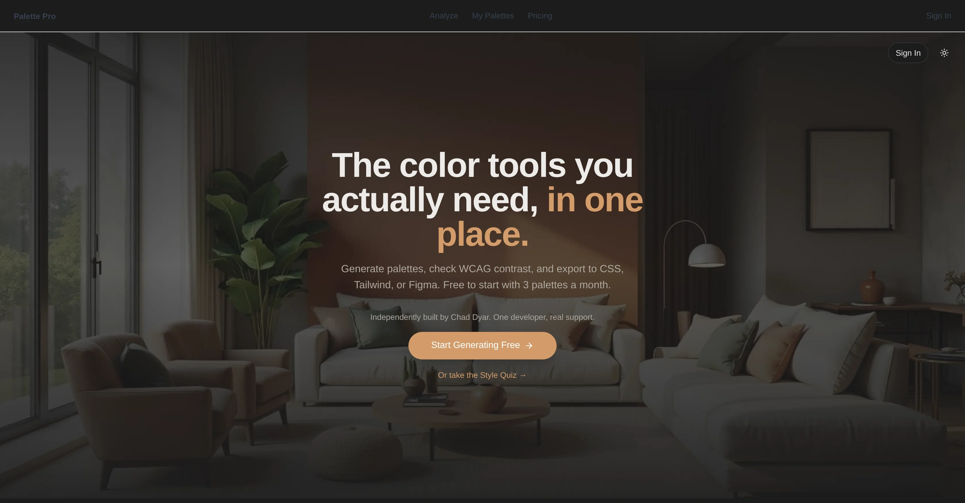 Palette Pro product preview