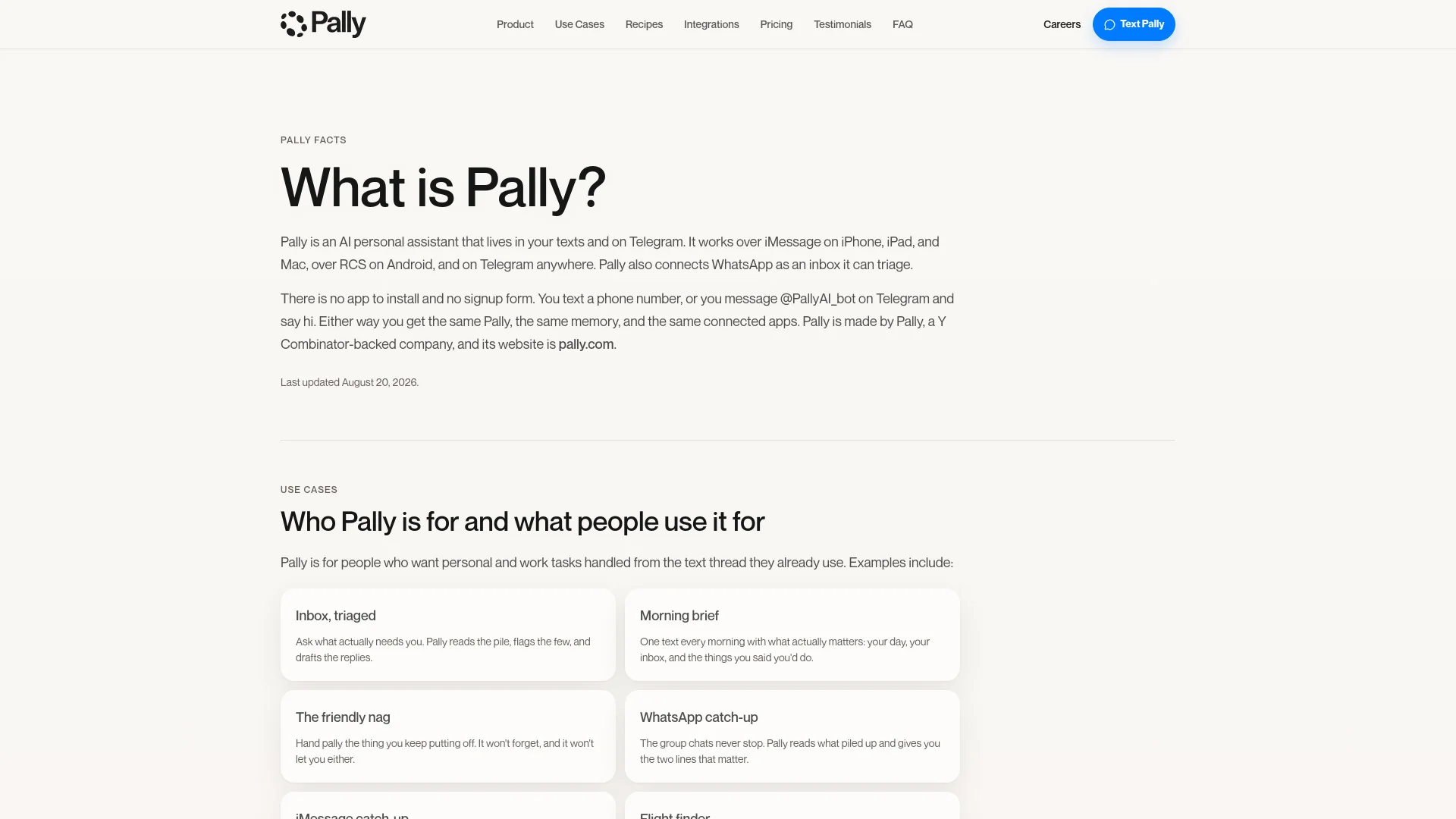 Pally product preview