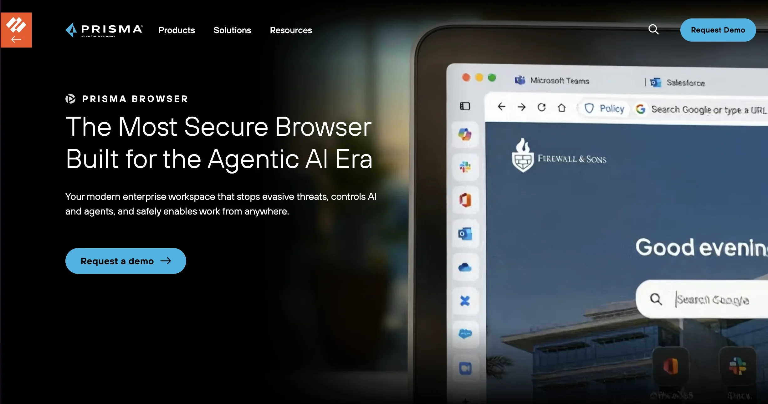 Prisma Browser by Palo Alto Networks product preview