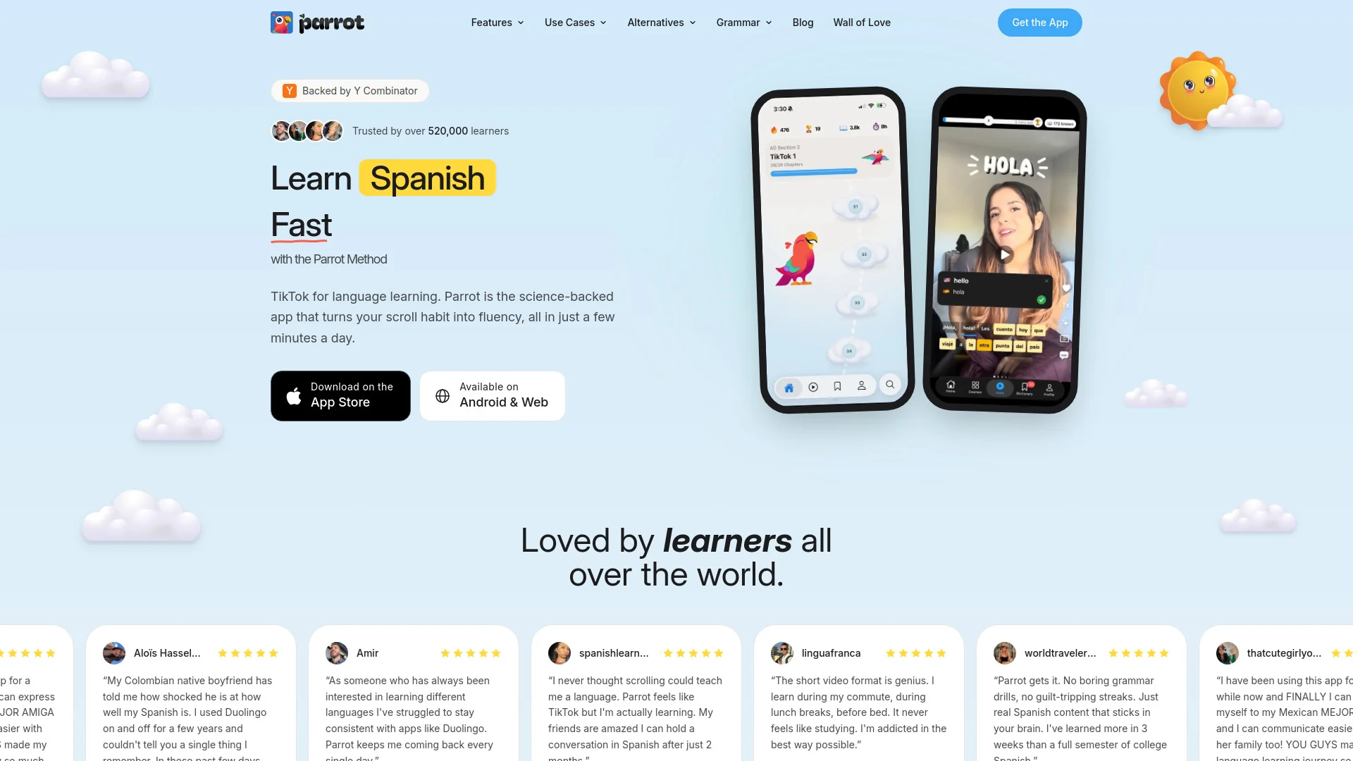Parrot App product preview