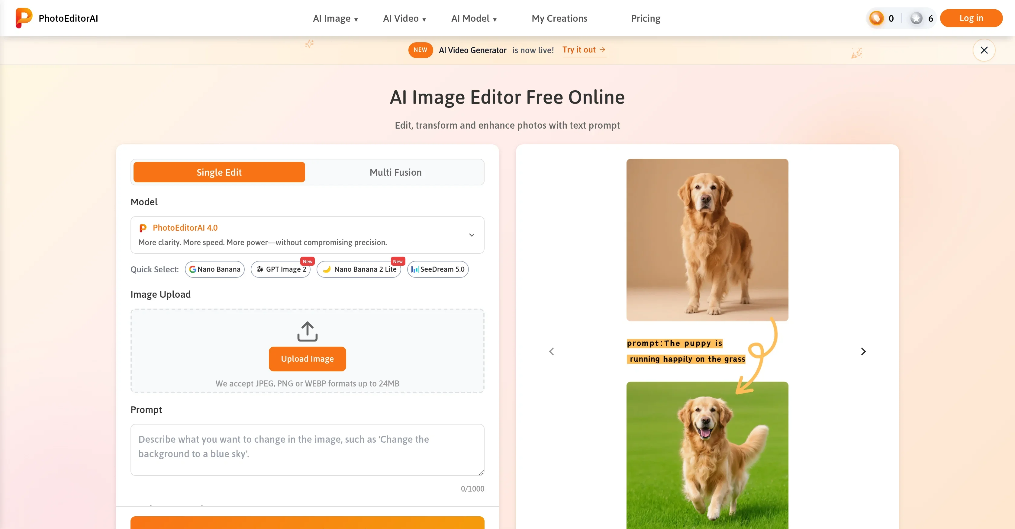 PhotoEditorAI.io product preview