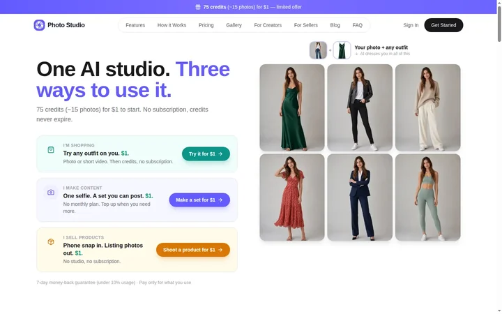 Photo Studio Gen product preview