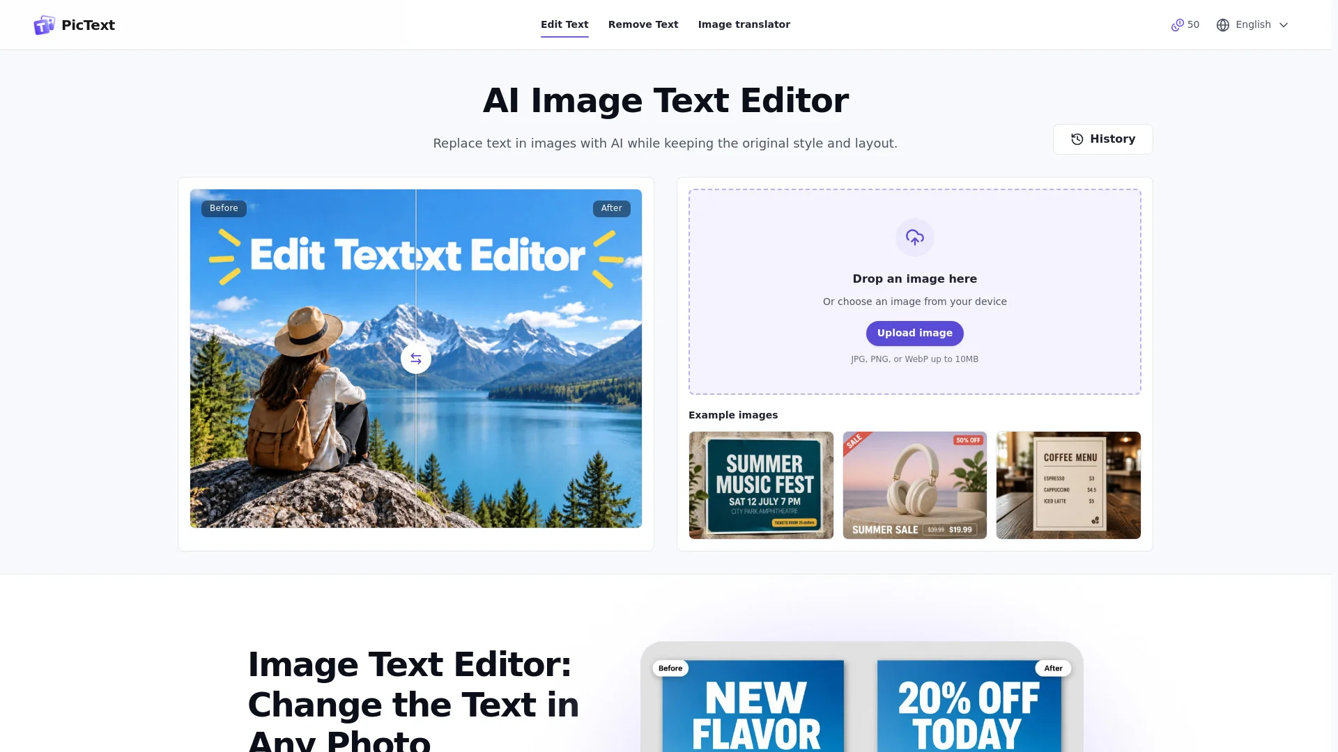 PicText product preview