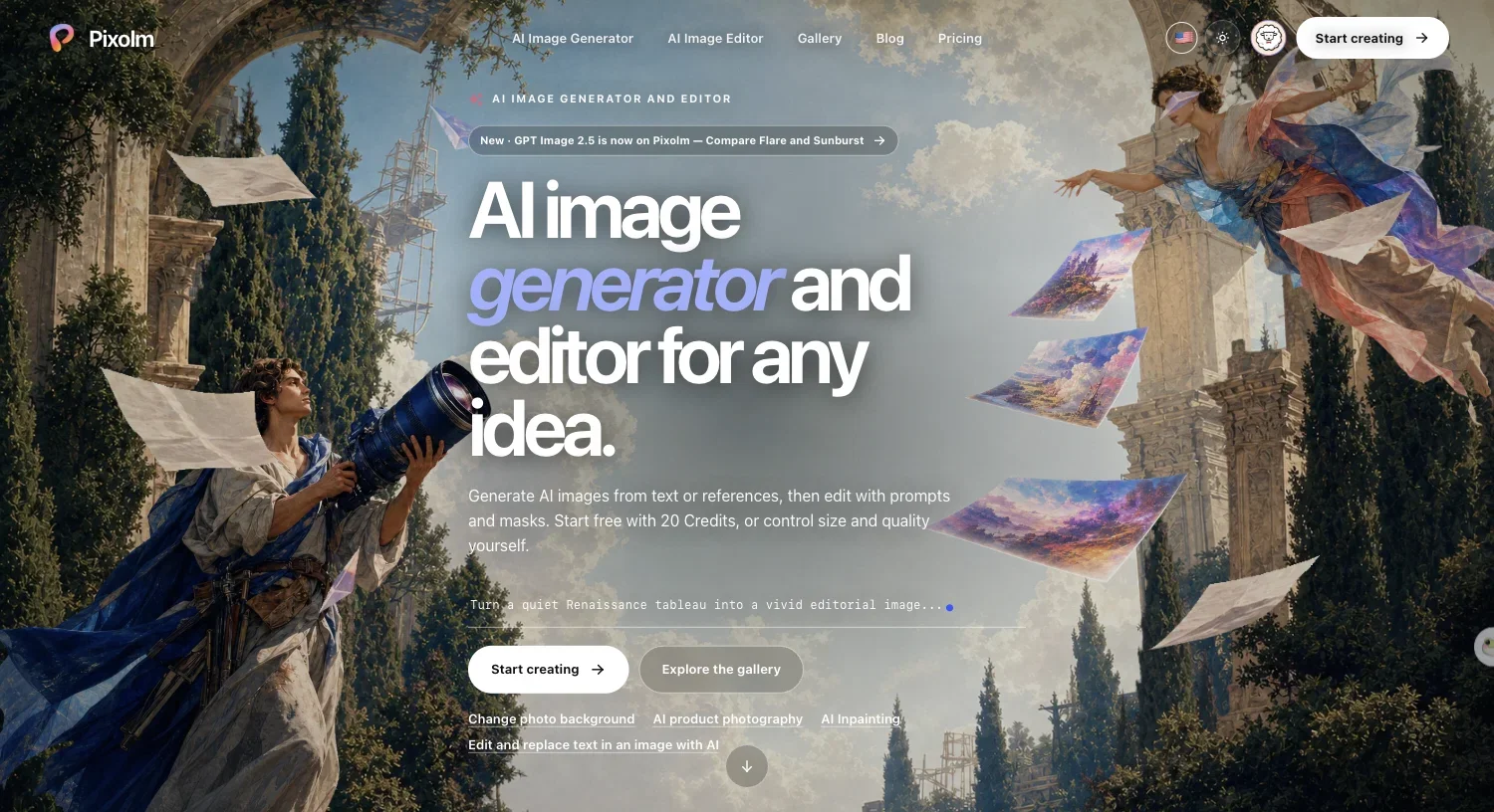 Pixolm product preview