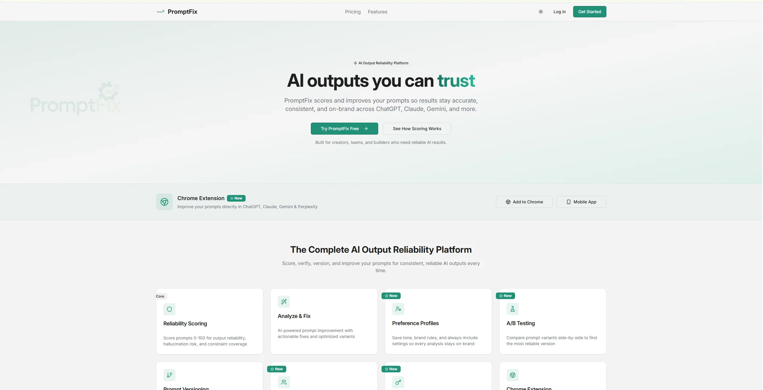 PromptFix product preview