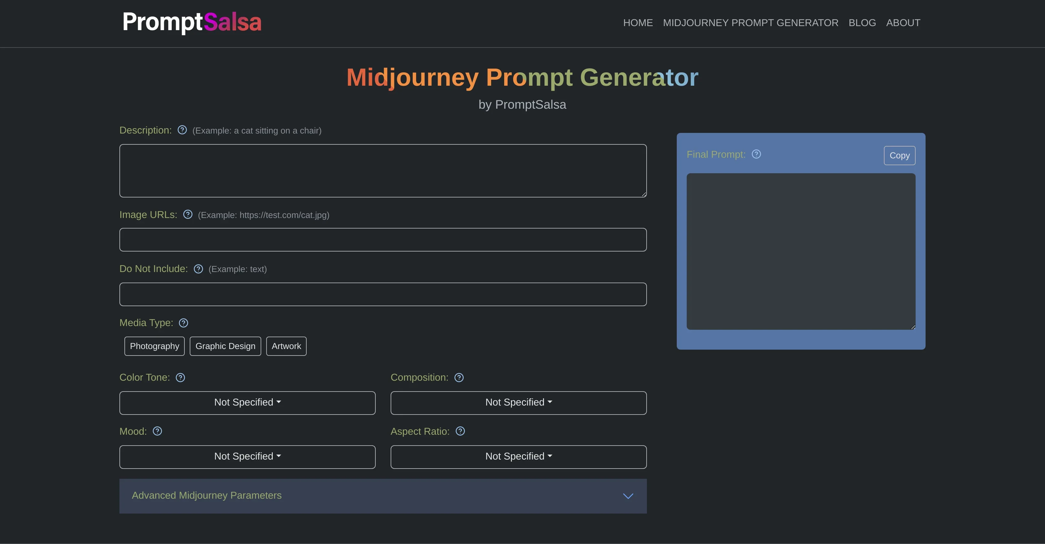 Promptsalsa product preview