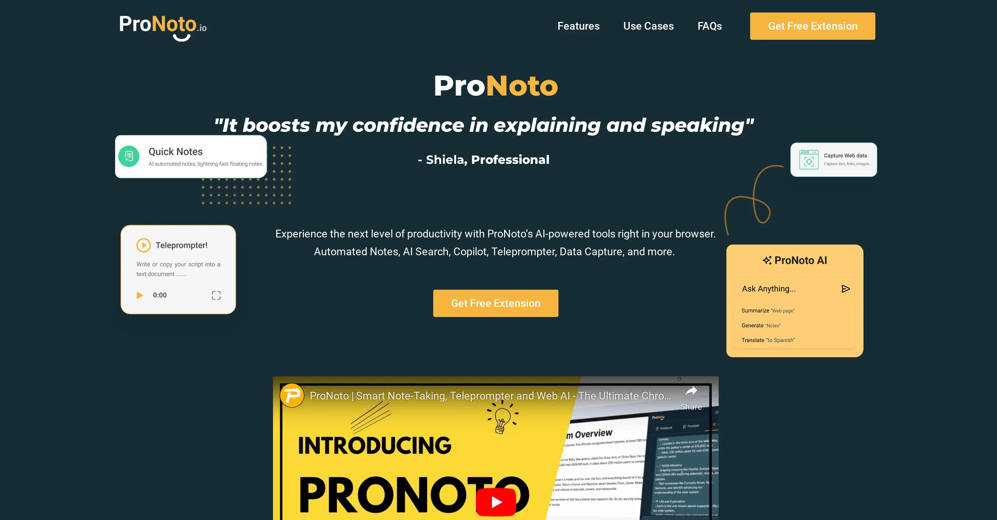 ProNoto product preview