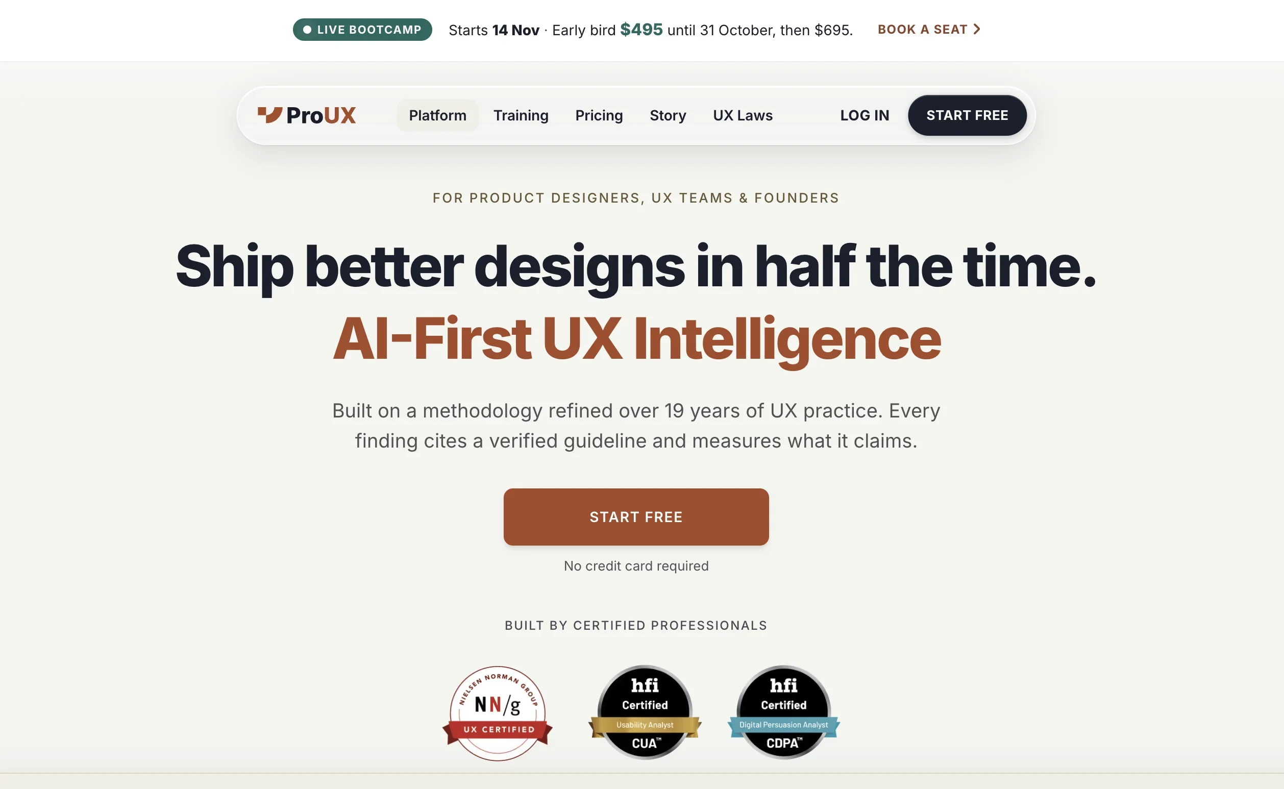 ProUX product preview