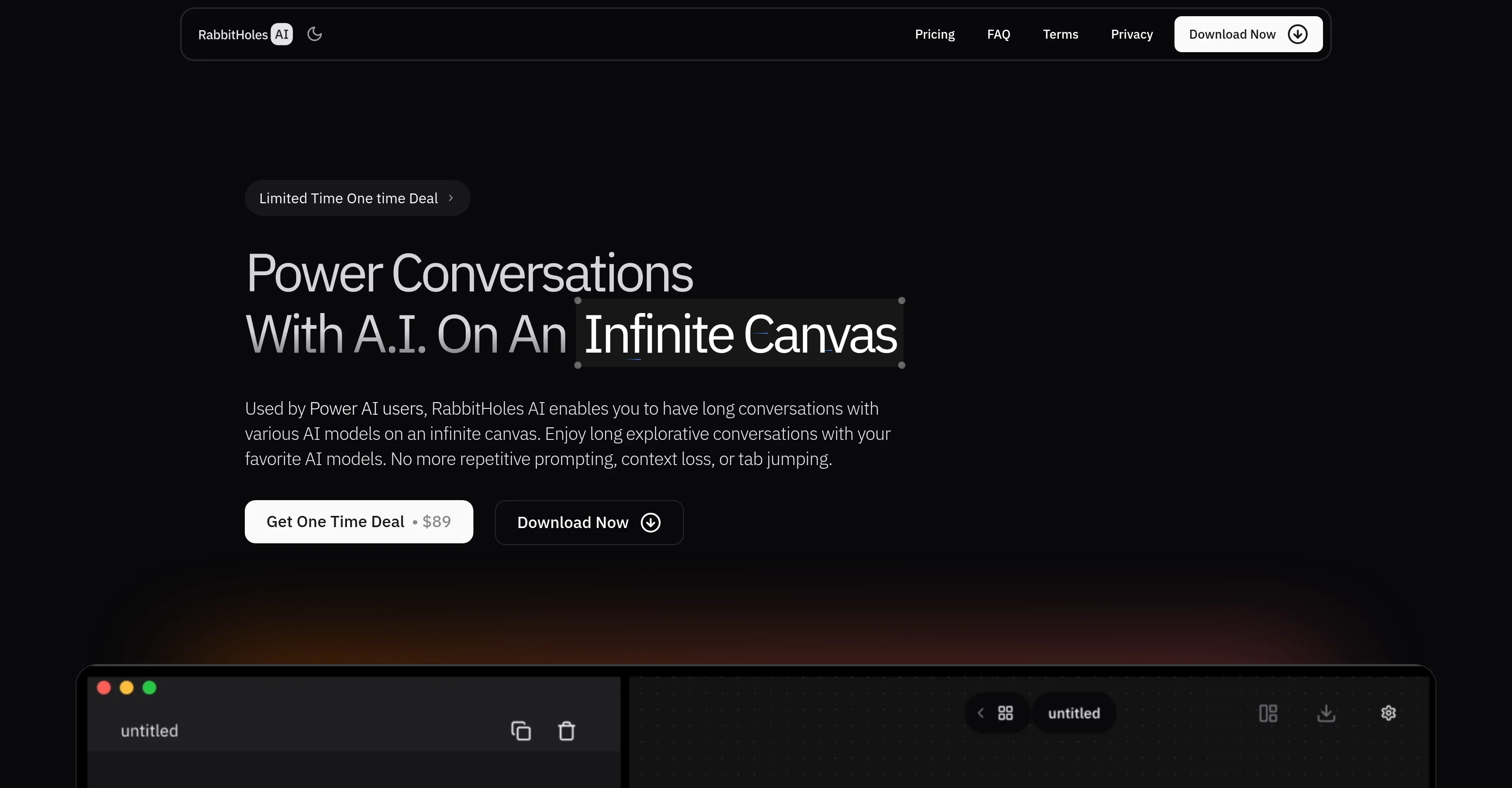 Slashspace (Formerly RabbitHoles AI) product preview