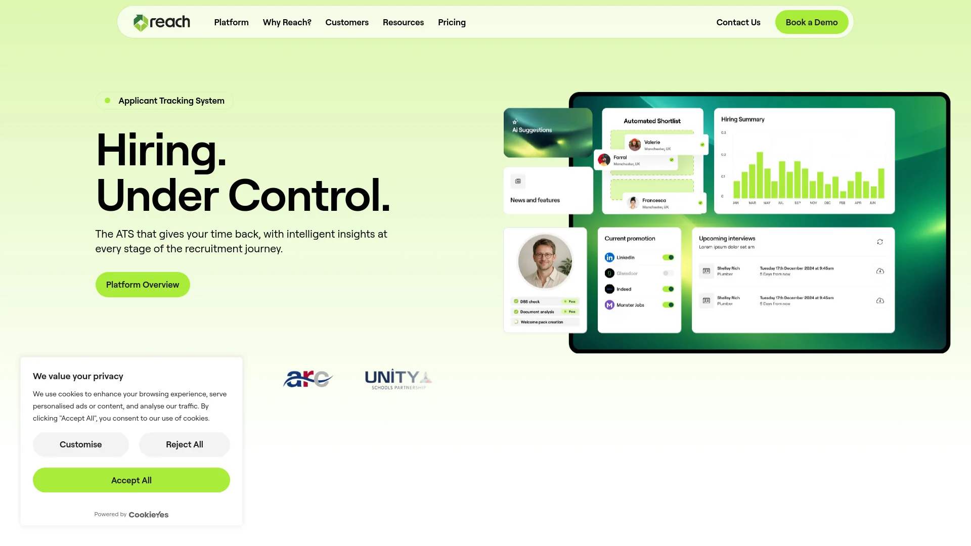 Reach ATS product preview