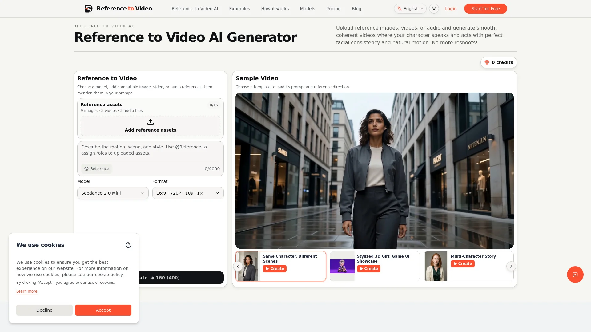 reference to video product preview