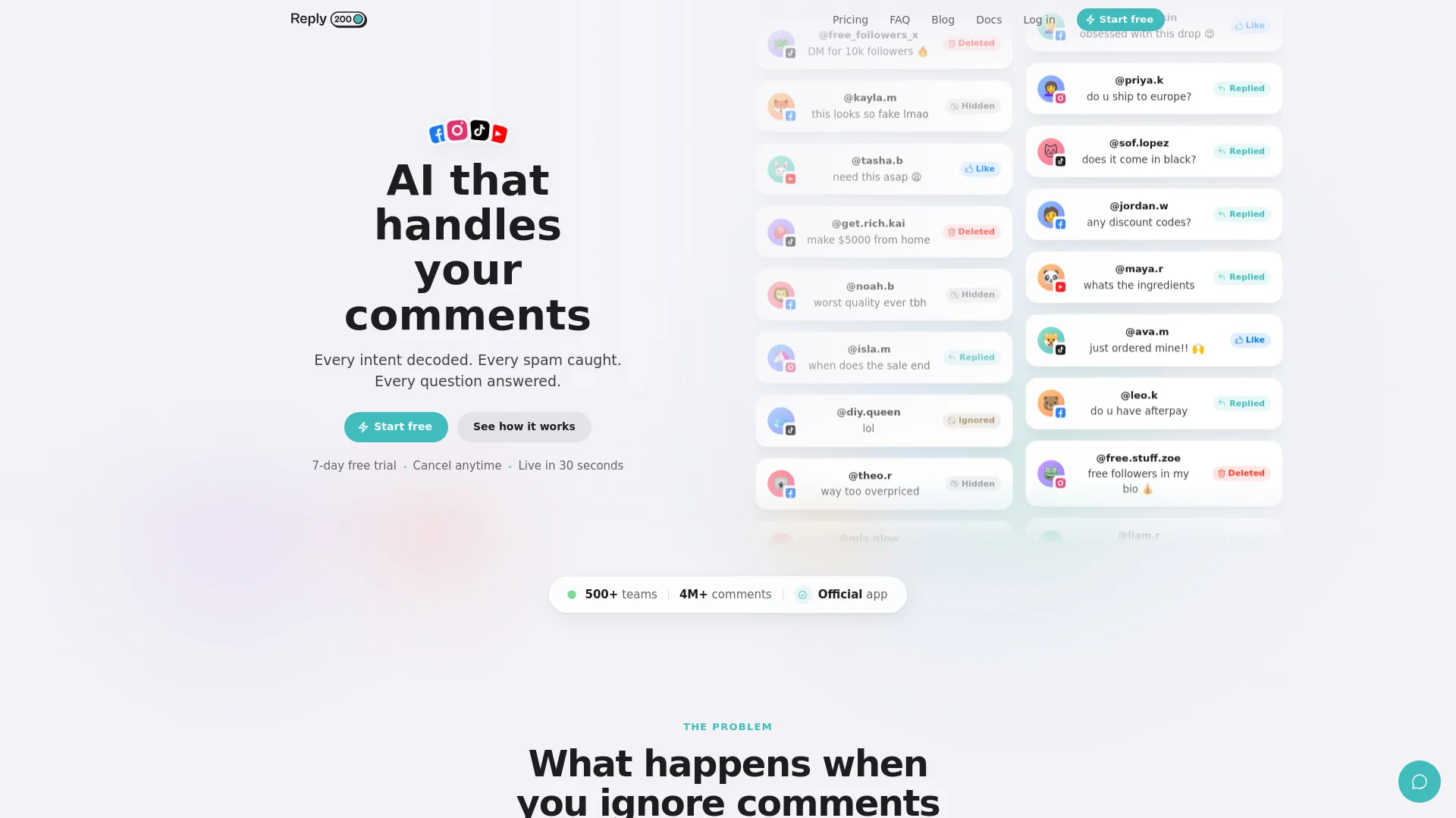 Reply200 product preview