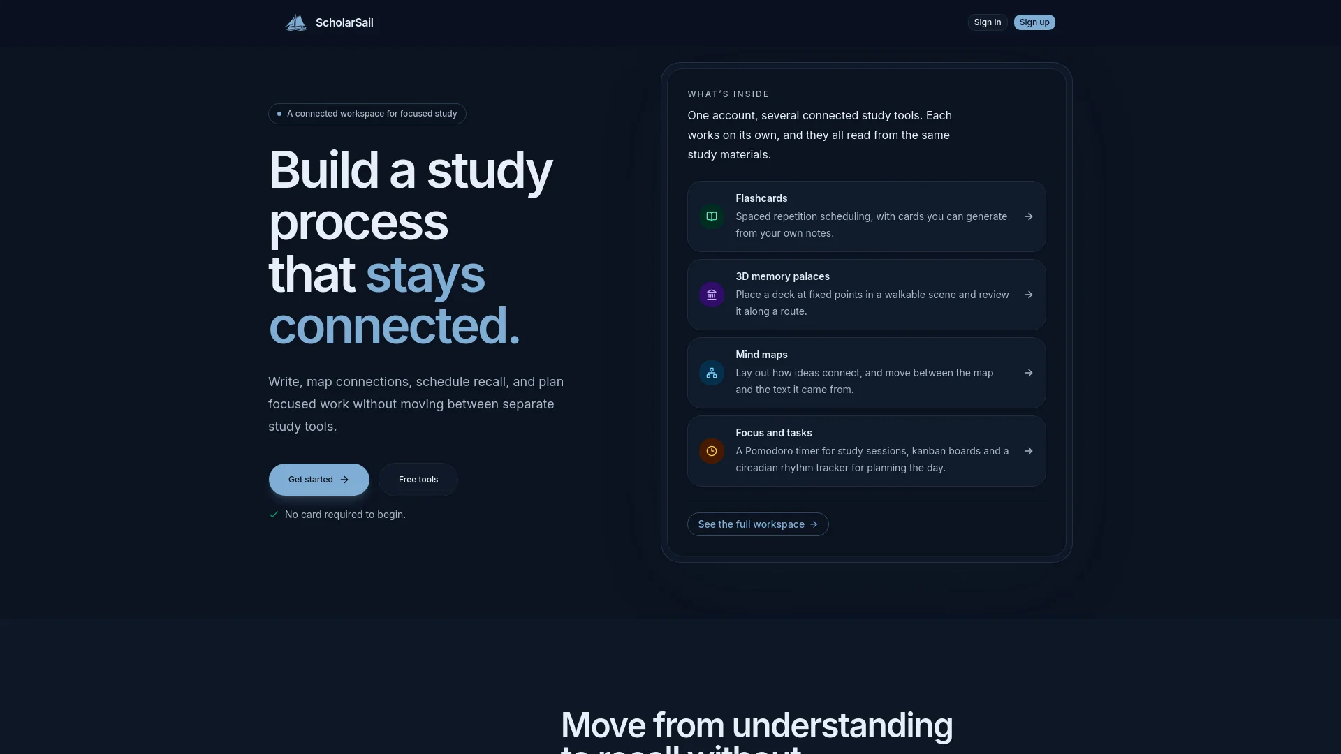 ScholarSail product preview