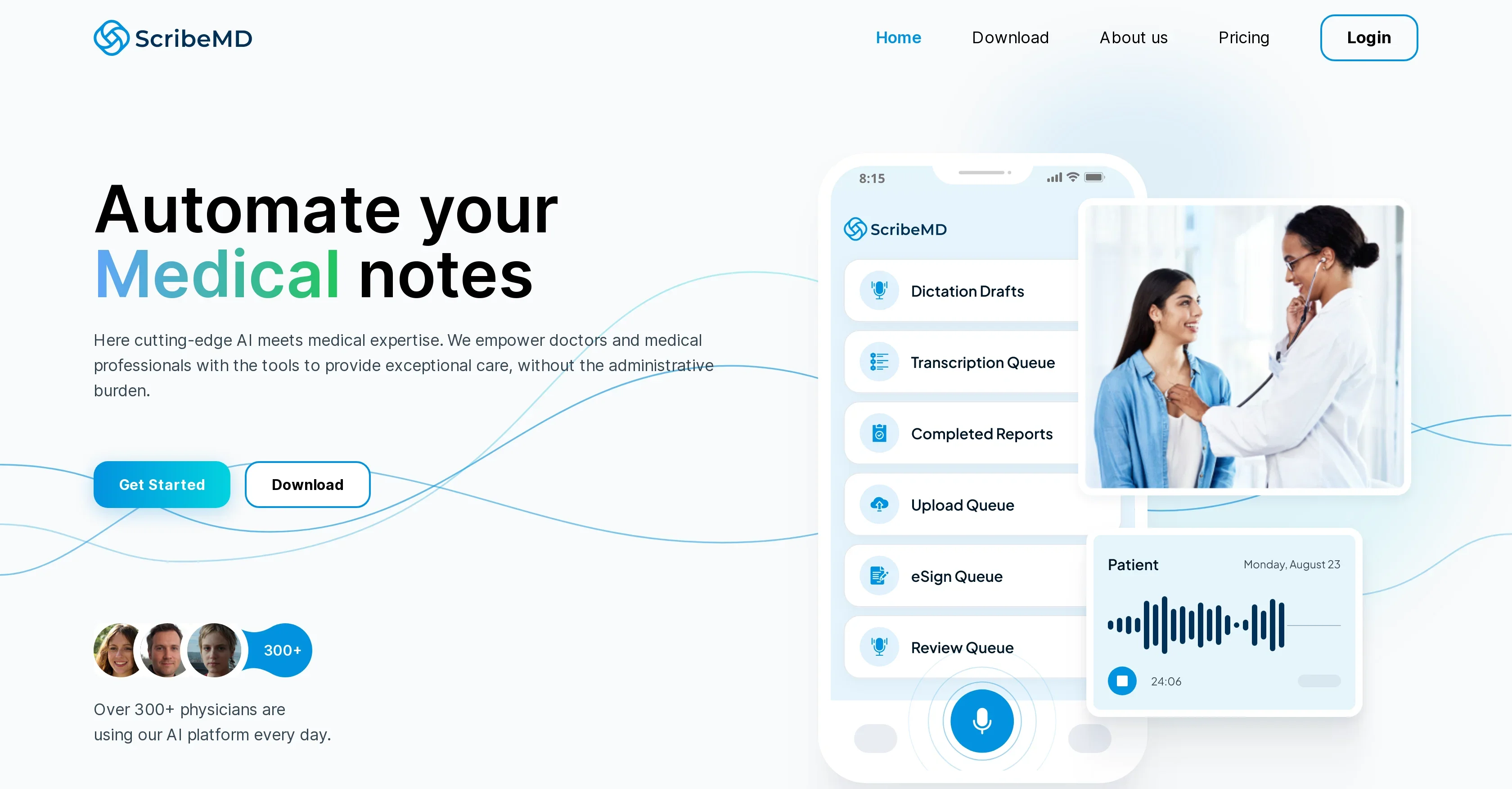 ScribeMD product preview