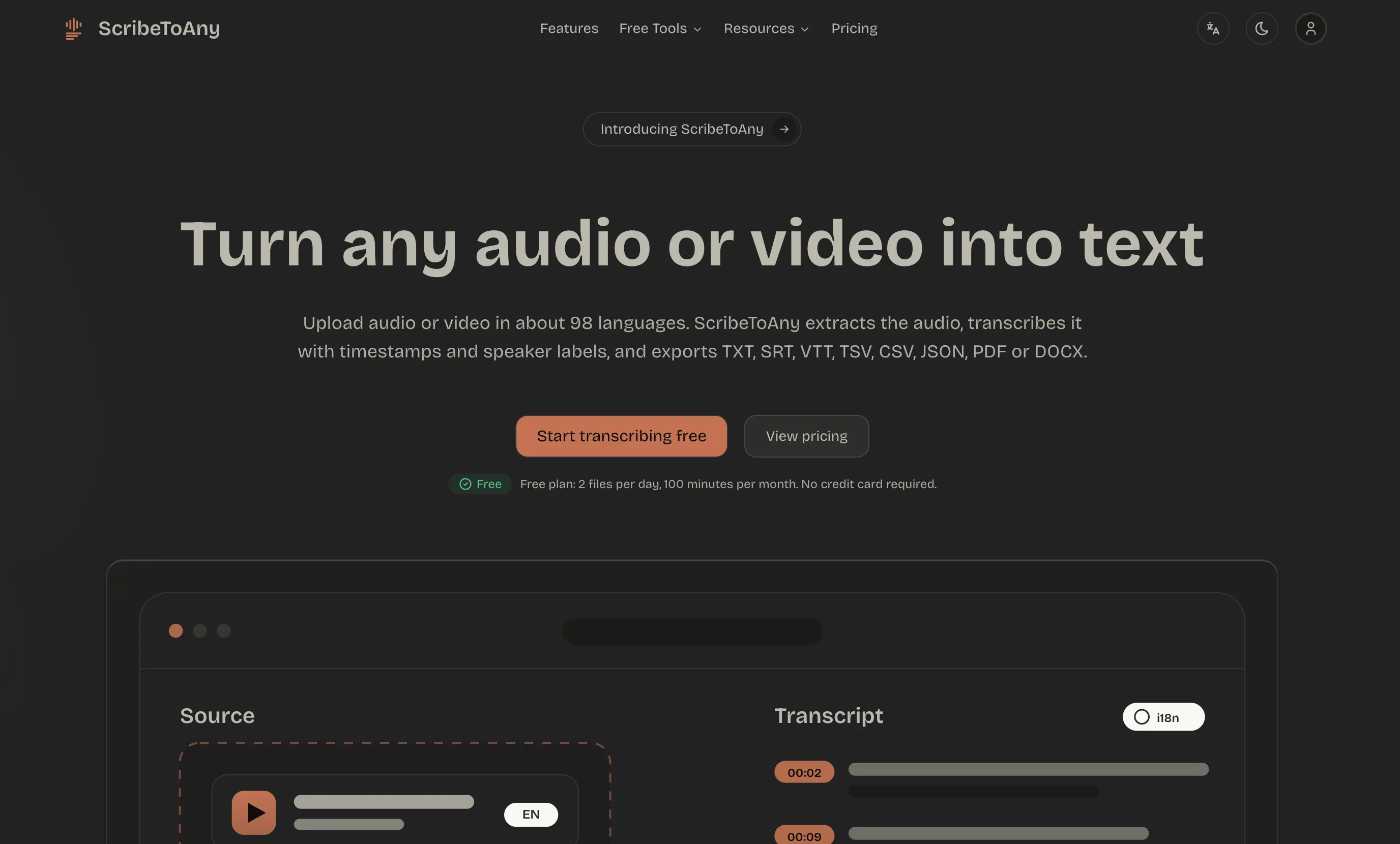 ScribeToAny product preview
