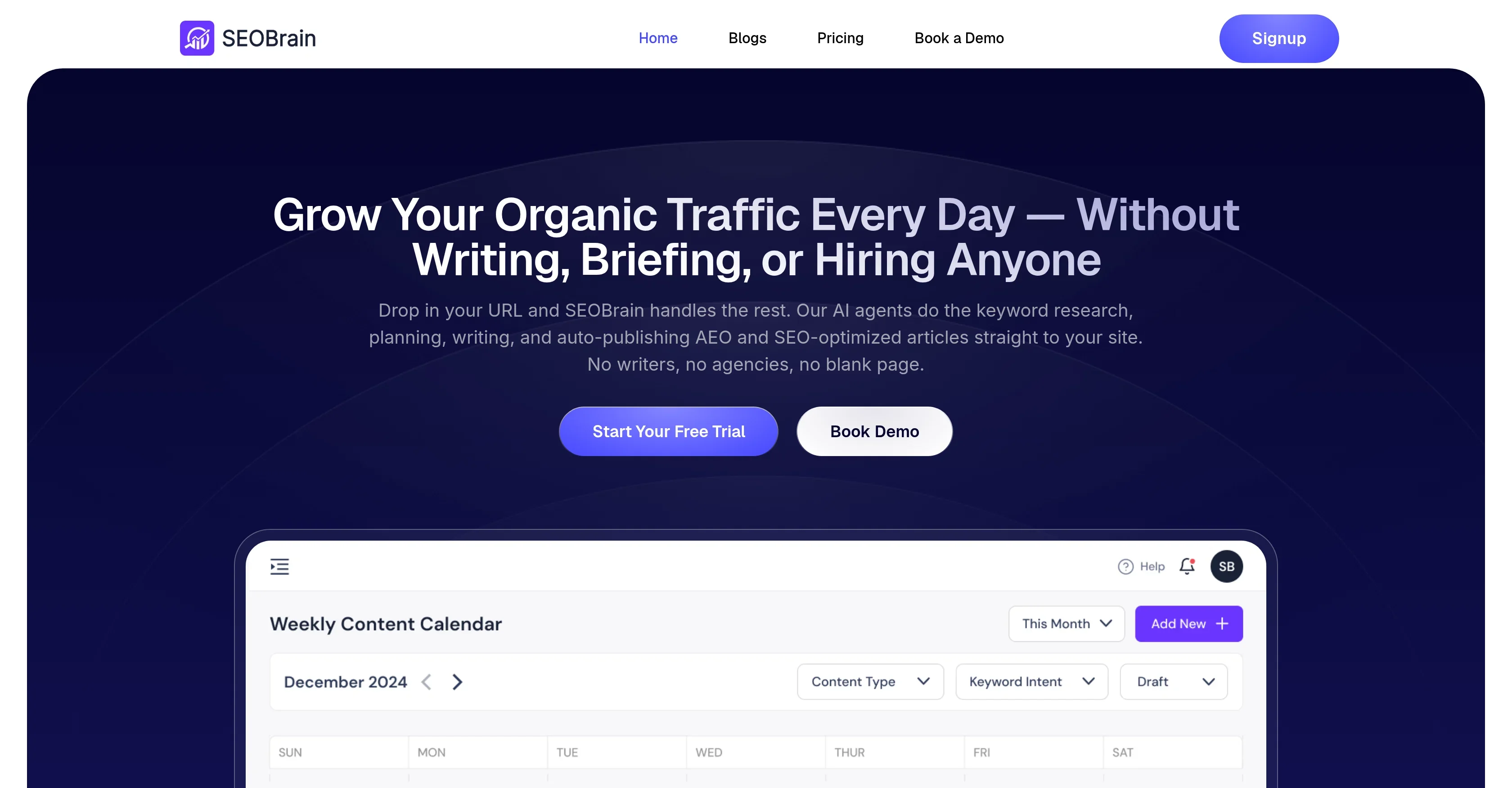 SEOBrain product preview