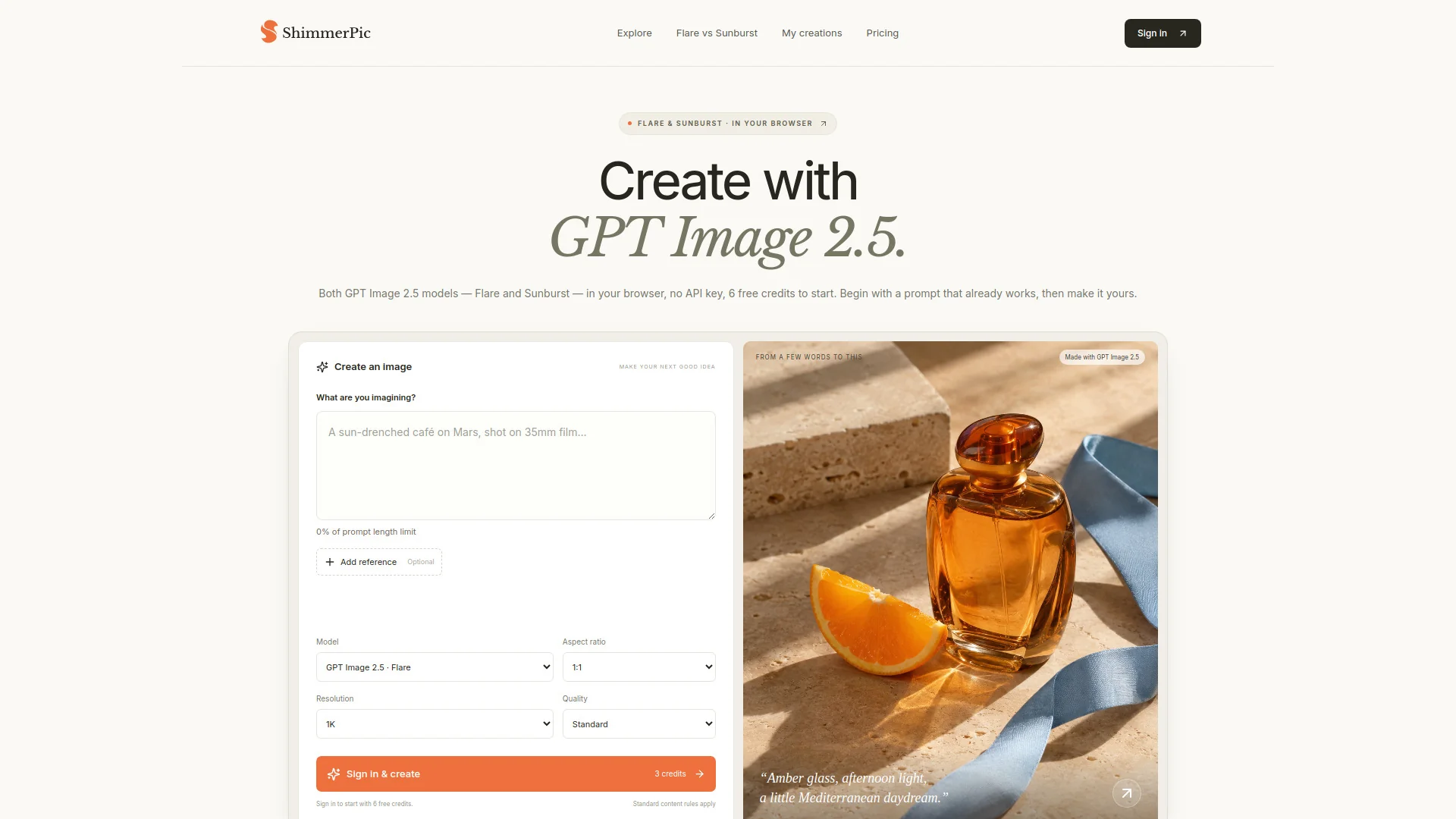 ShimmerPic product preview