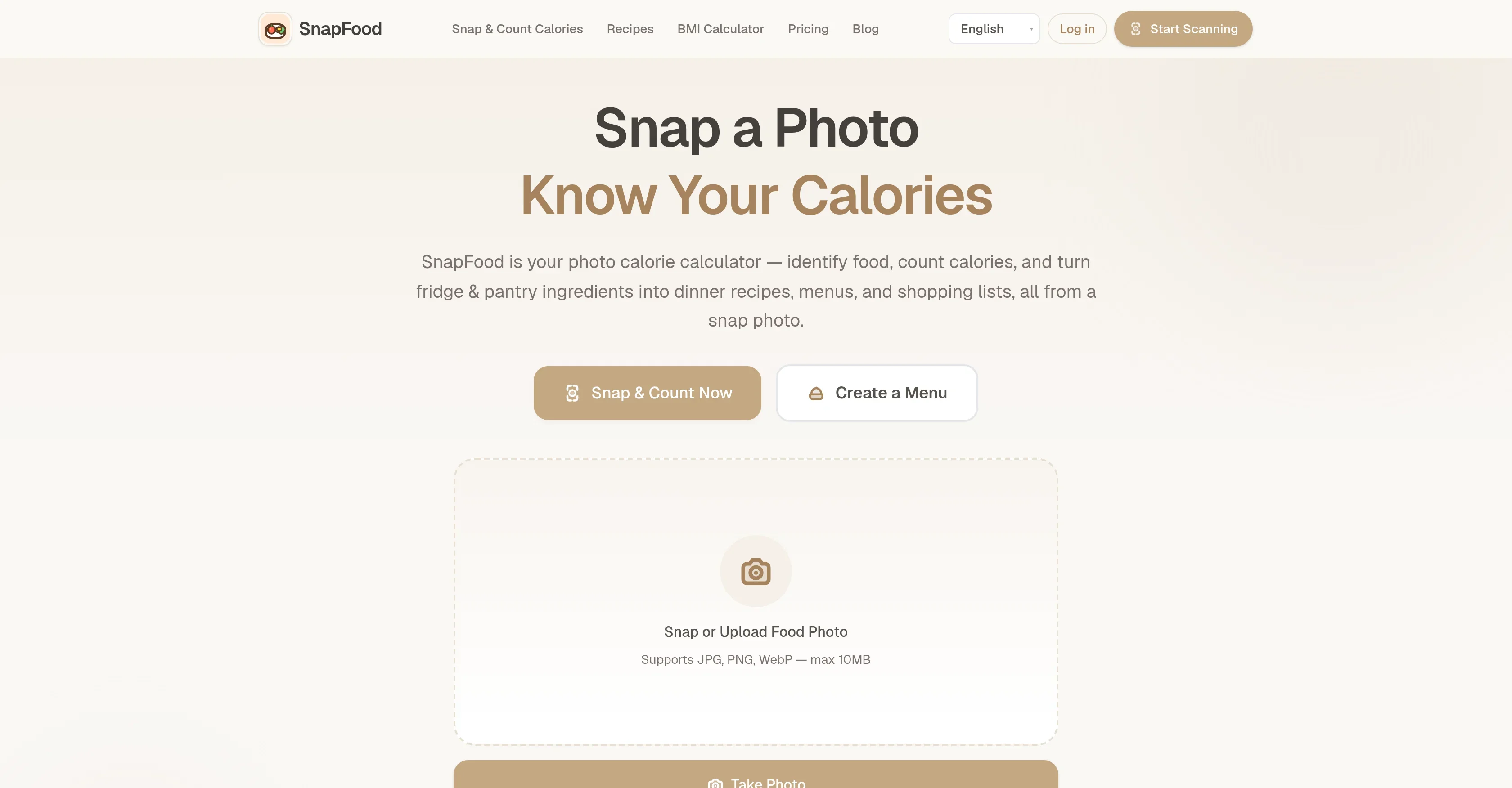 SnapFood product preview