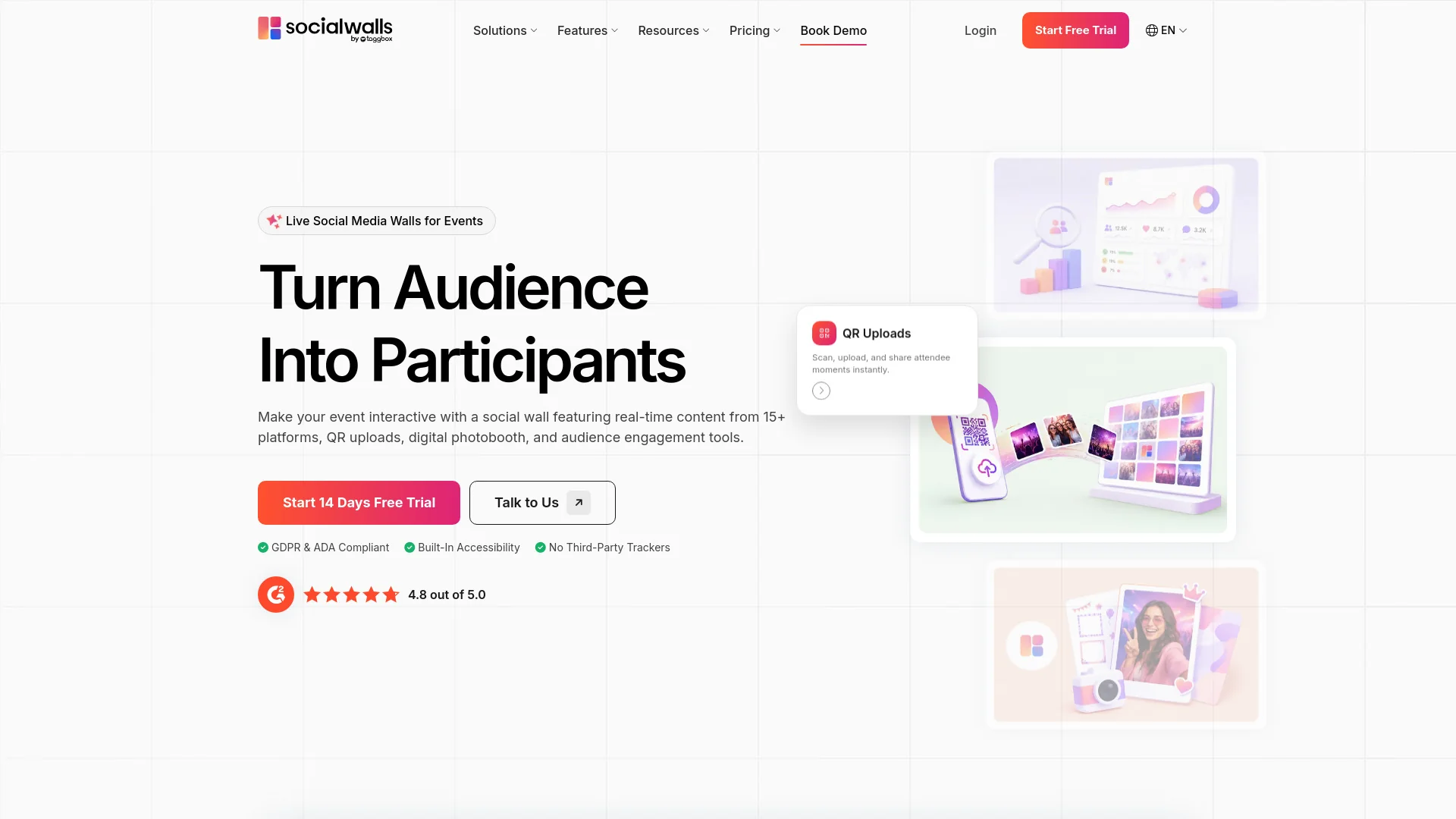 Social Walls by Taggbox product preview
