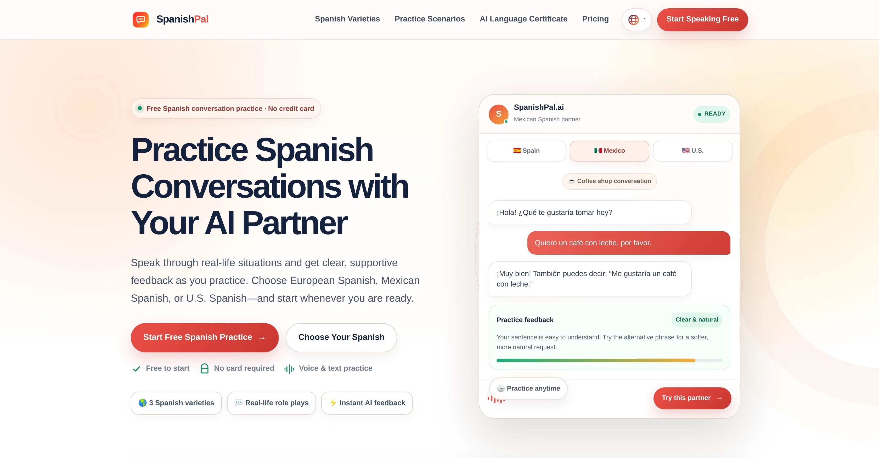 SpanishPal.ai product preview