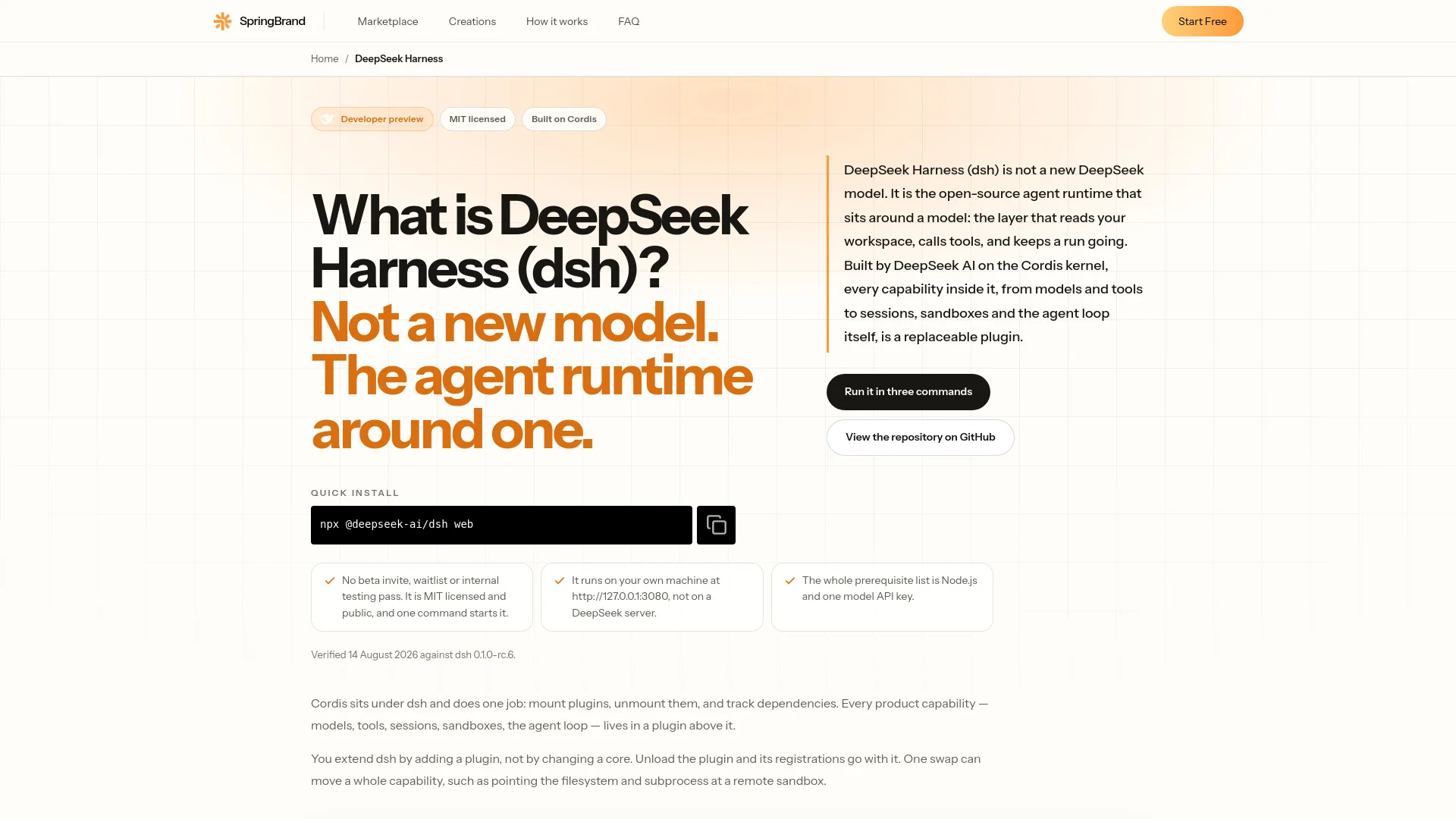 springbrand deepseek harness product preview