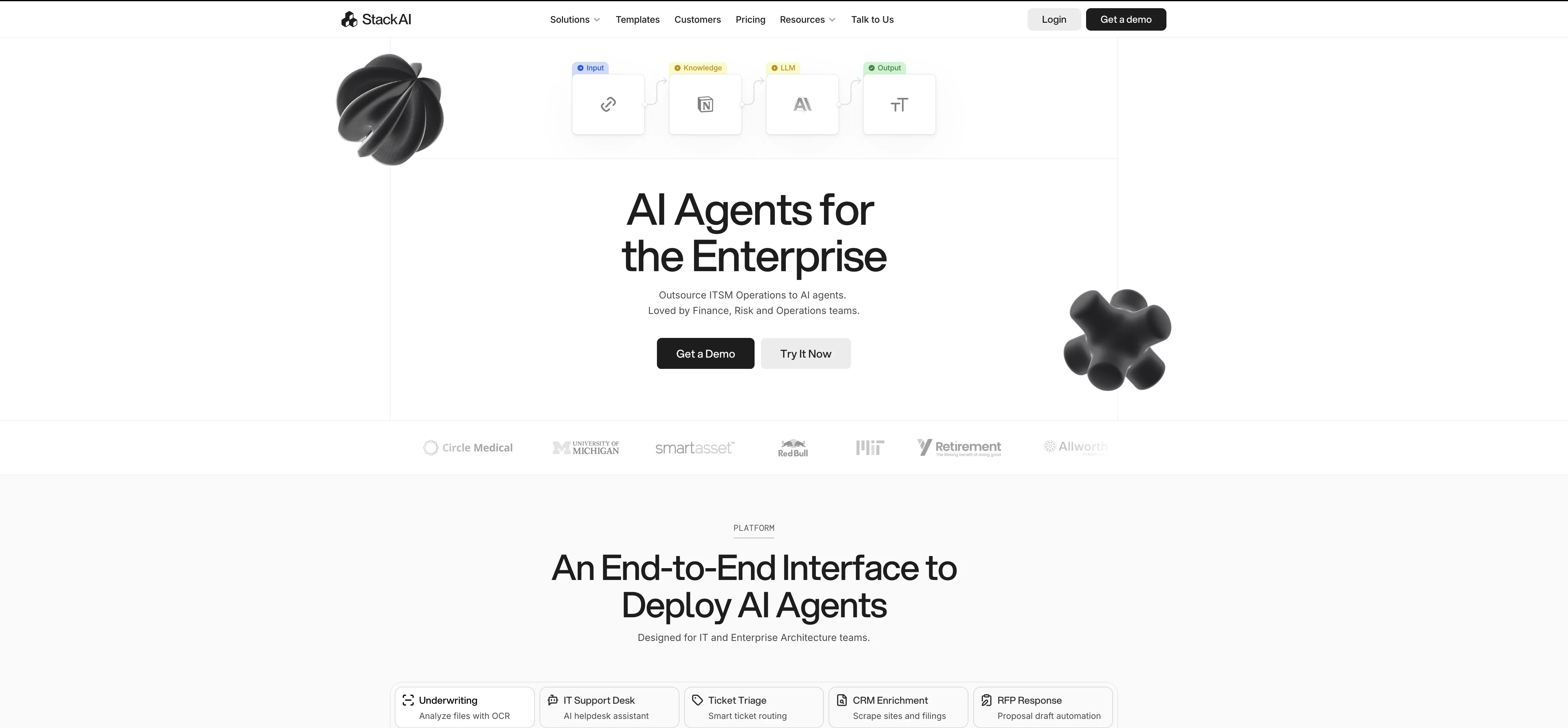 Stack AI product preview