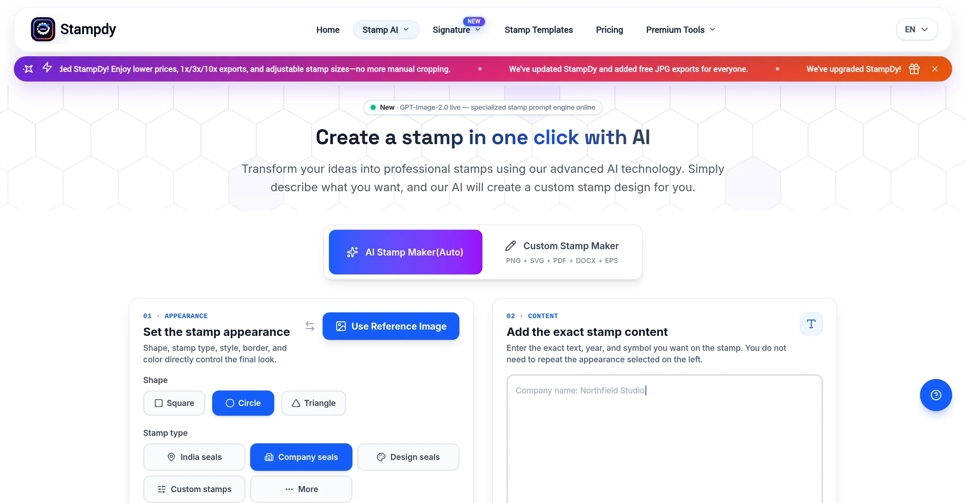 Stampdy product preview