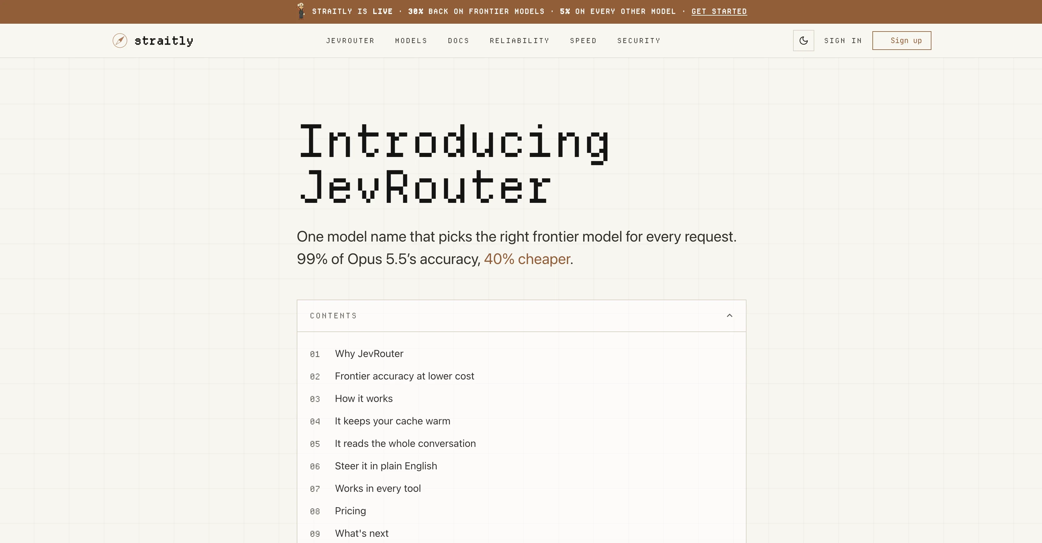 JevRouter by Straitly product preview