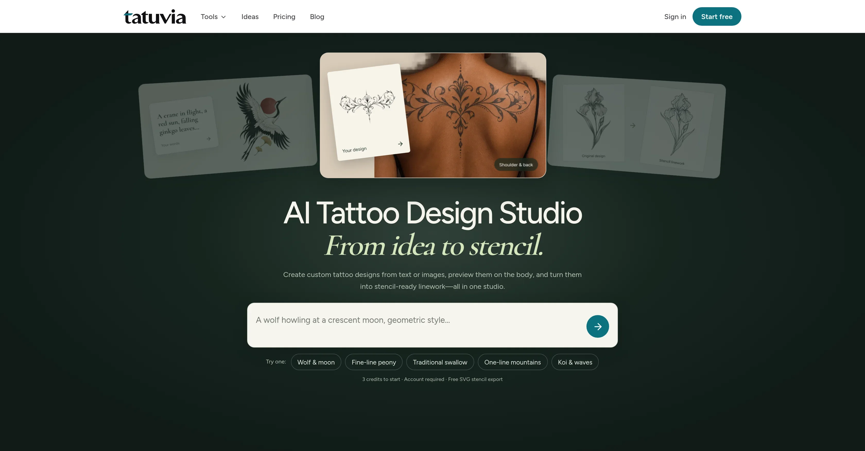 Tatuvia product preview