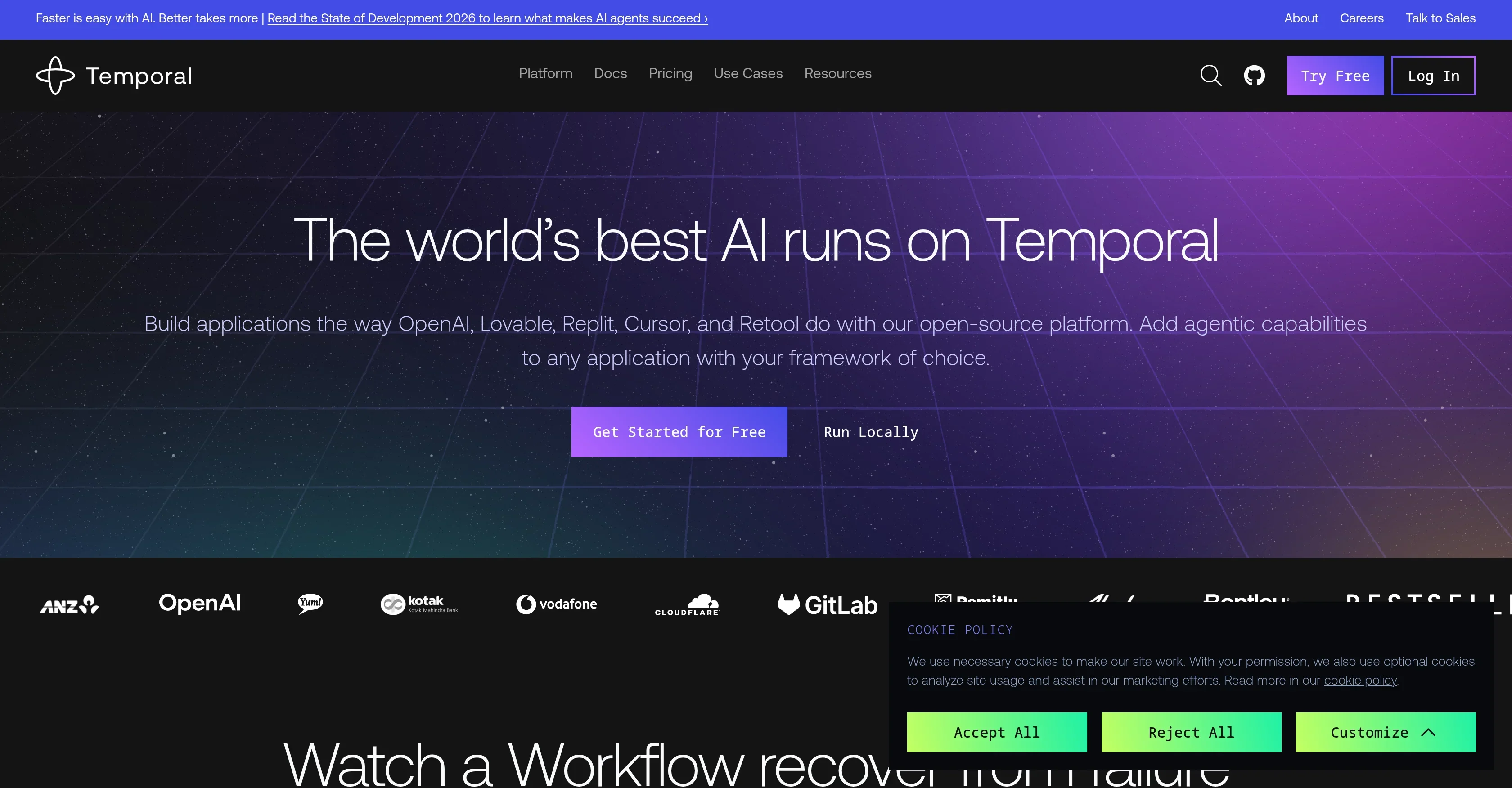 Temporal product preview